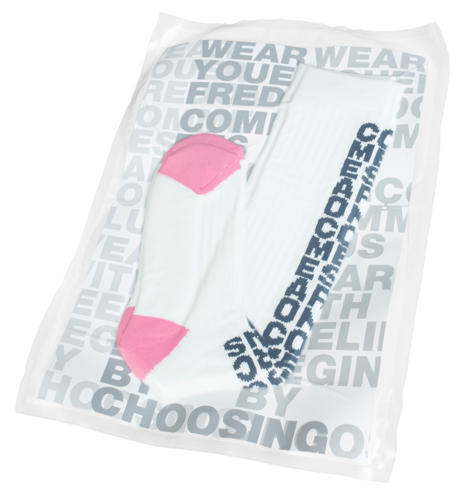 Comme des Garcons Белые гольфы с логотипом