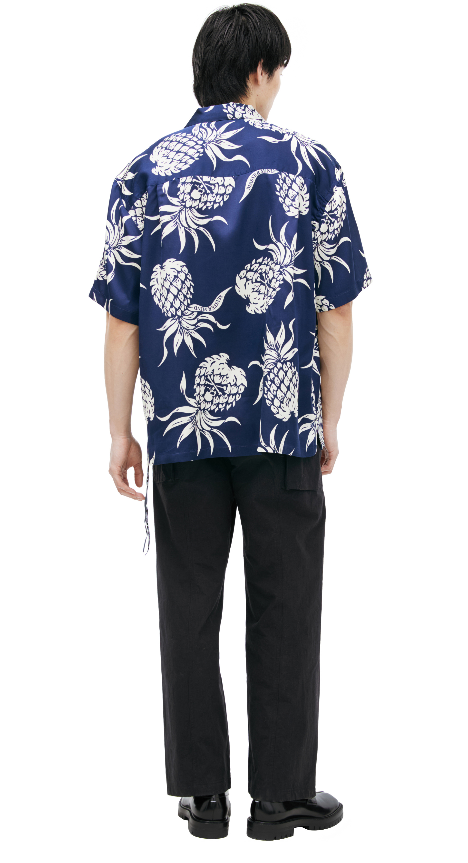 Mastermind WORLD Шелковая рубашка с монопринтом