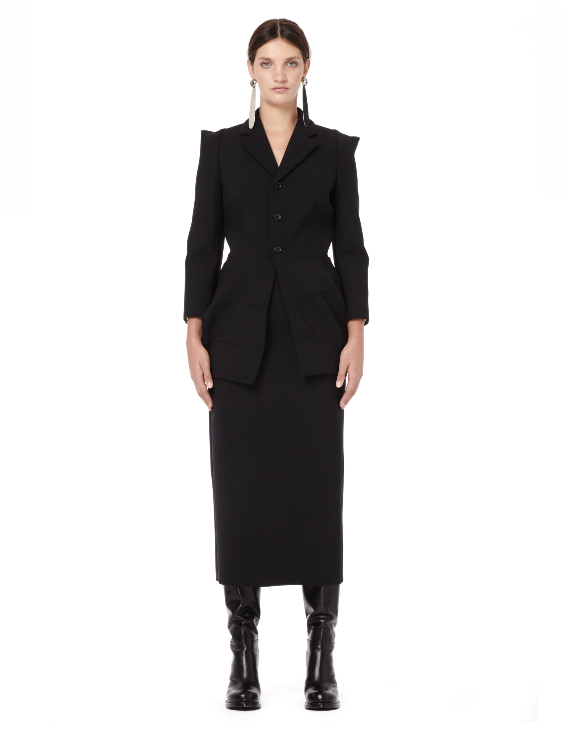 Junya Watanabe Жакет из шерсти и полиэстера