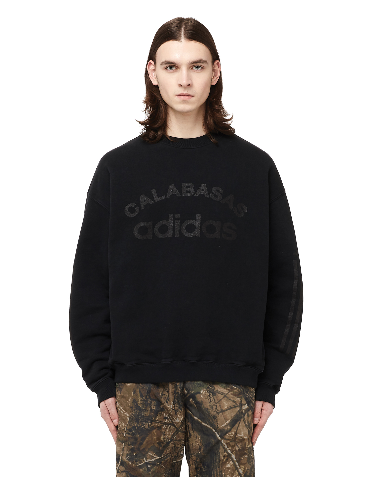 Yeezy Свитшот adidas Calabasas с полосками
