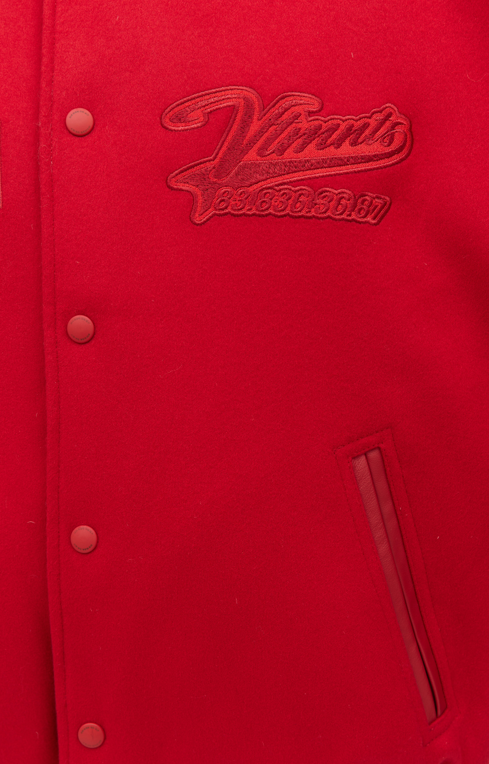 VTMNTS Комбинированный бомбер с нашивкой