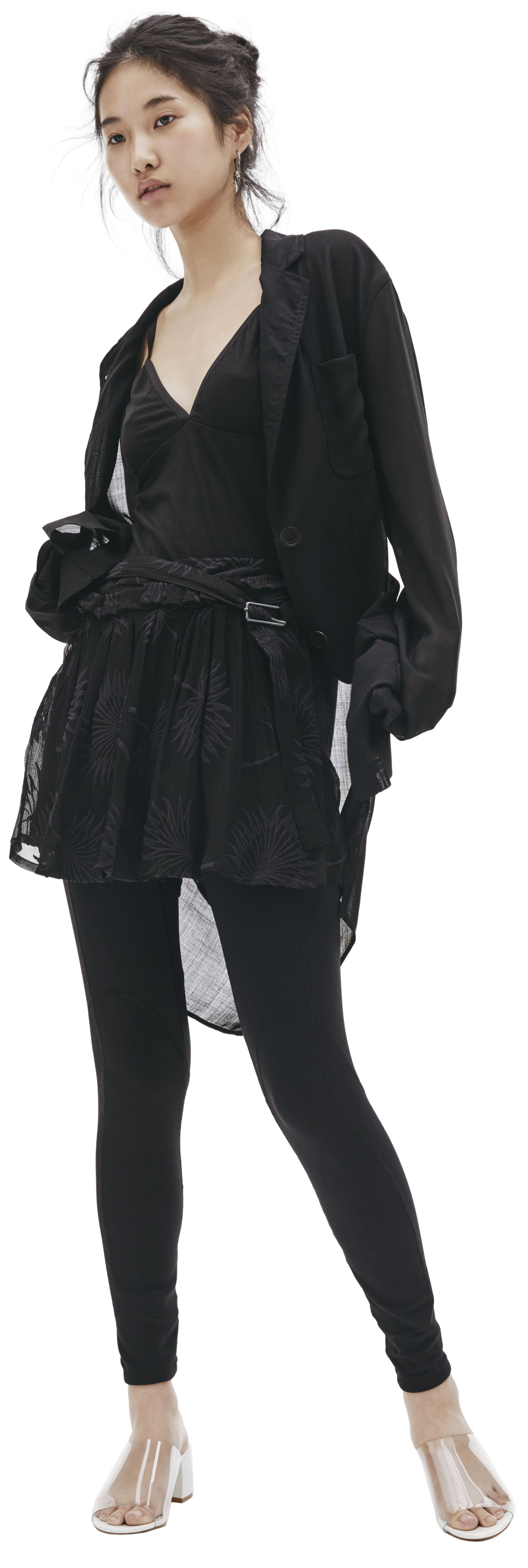 Ann Demeulemeester Шорты из хлопка и шелка