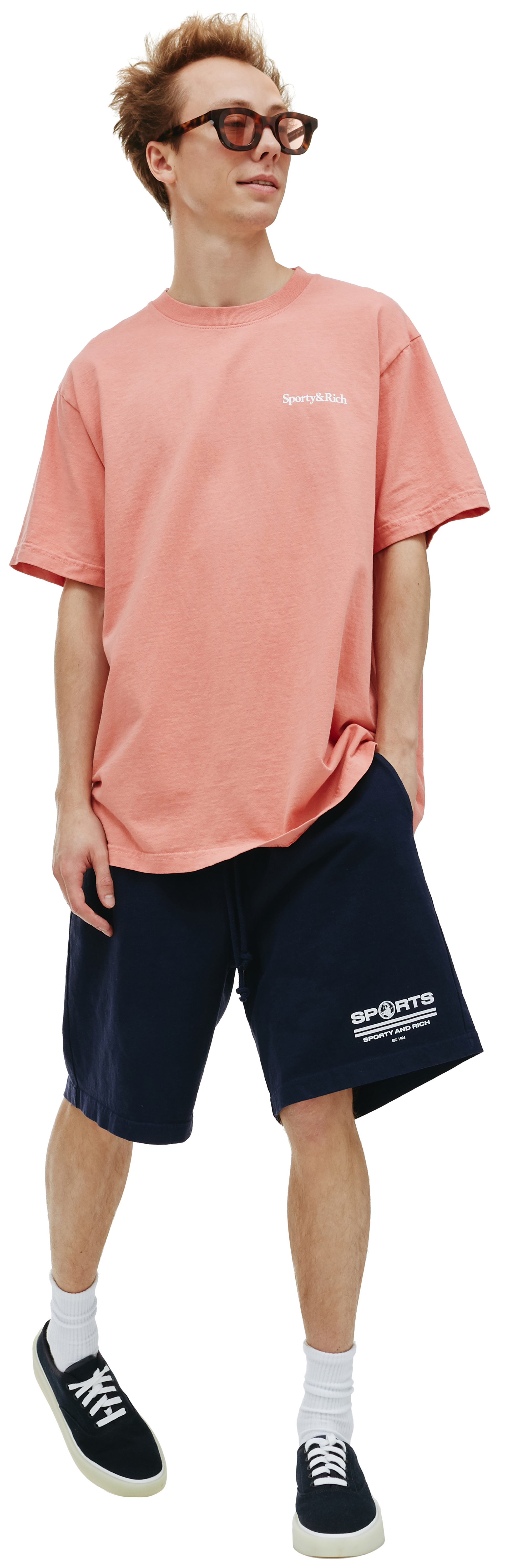 SPORTY & RICH Футболка с принтом Health and Wellness