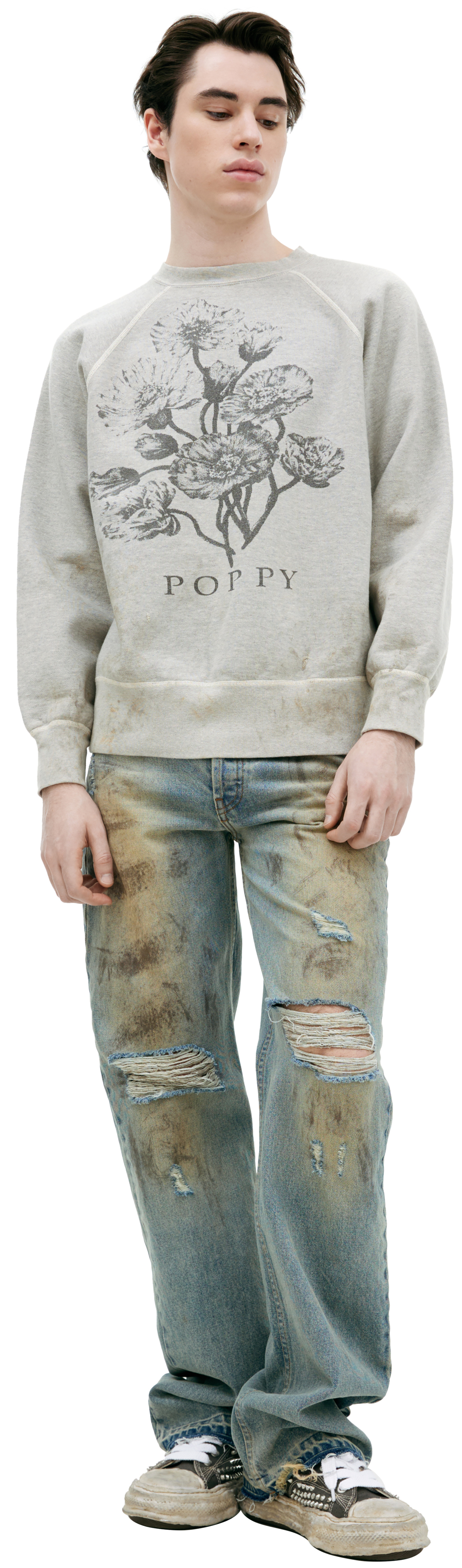 Saint Mxxxxxx Свитшот с принтом \'Poppy\'