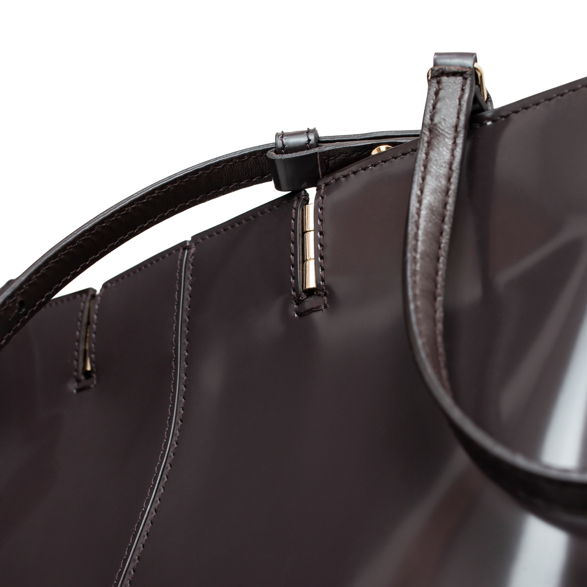 PETER DO Сумка Hinged из лакированной кожи