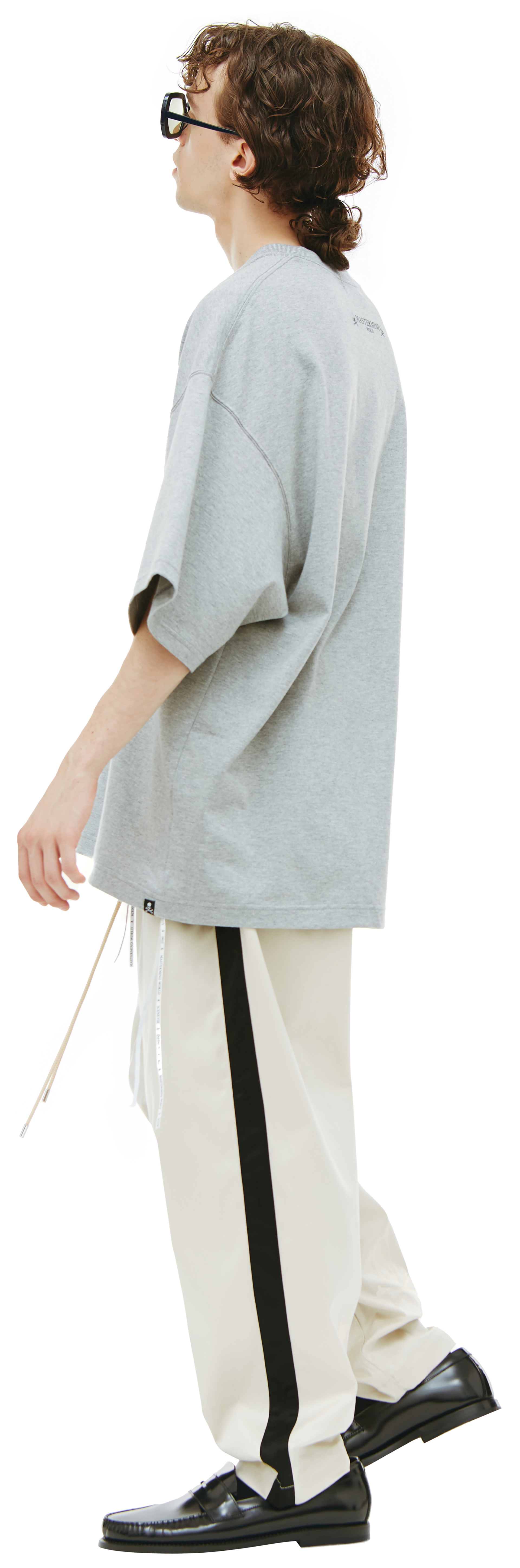 Mastermind WORLD Серая футболка с принтом