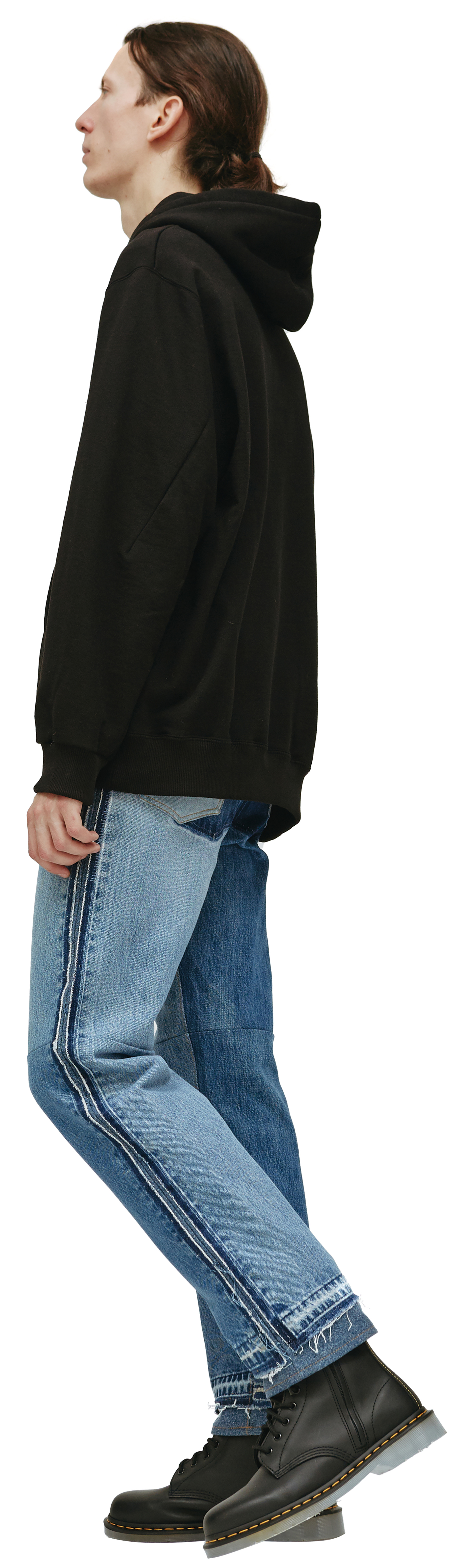 Doublet Черное худи с вышивкой