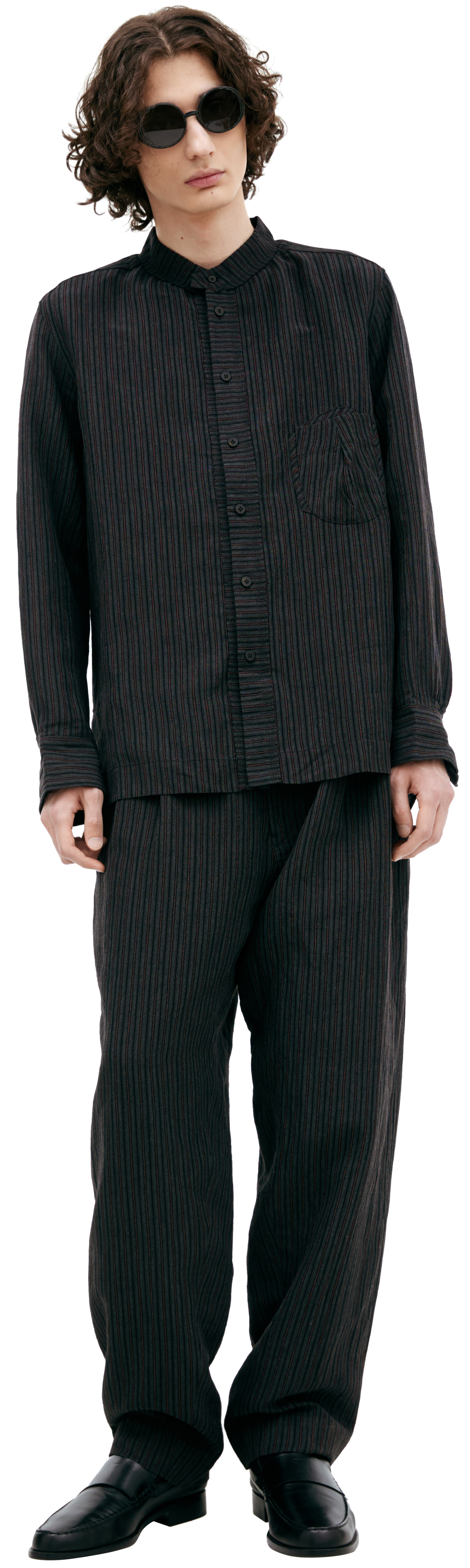 Ziggy Chen Рубашка в полоску