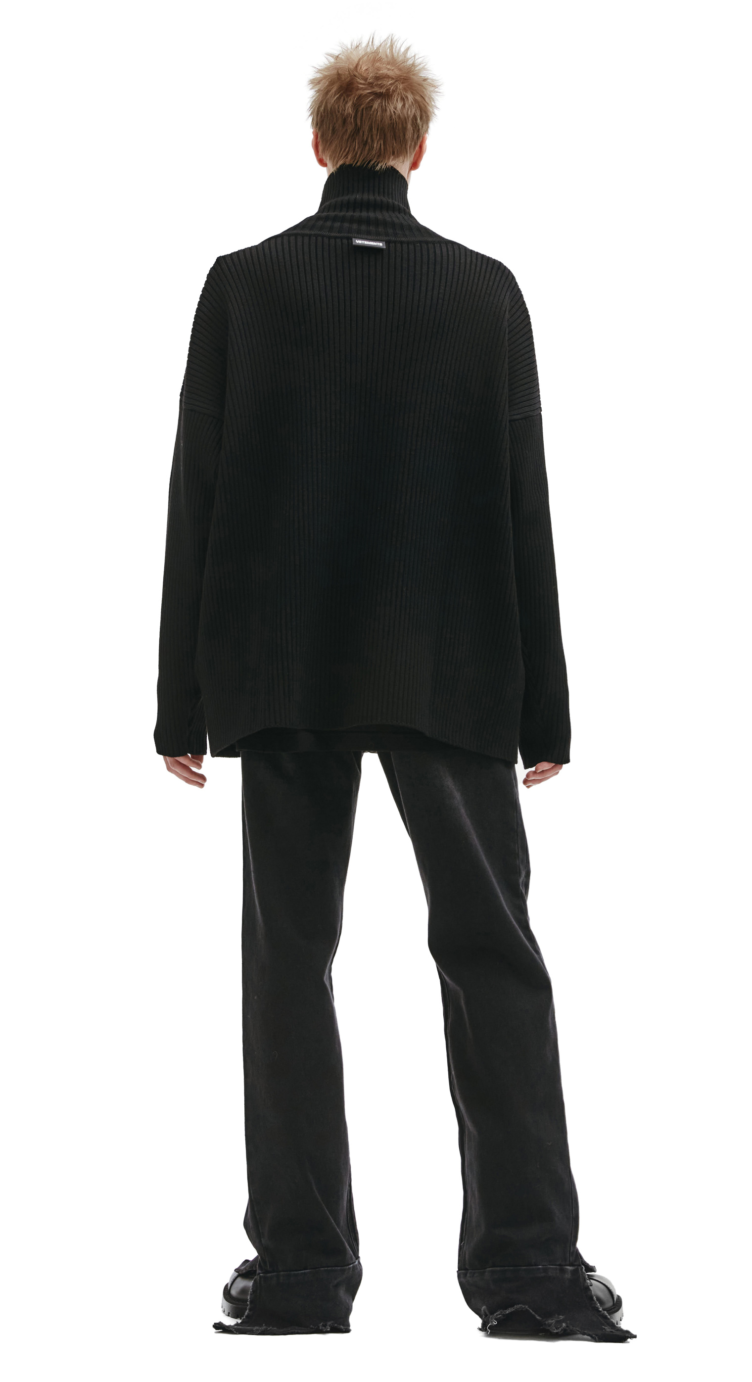 VETEMENTS Шерстяной кардиган на молнии