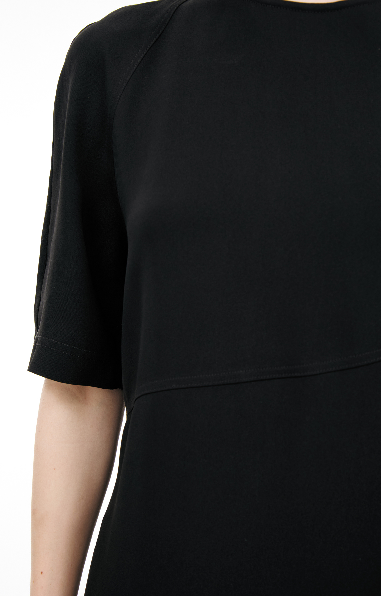 Jil Sander Черное платье мини