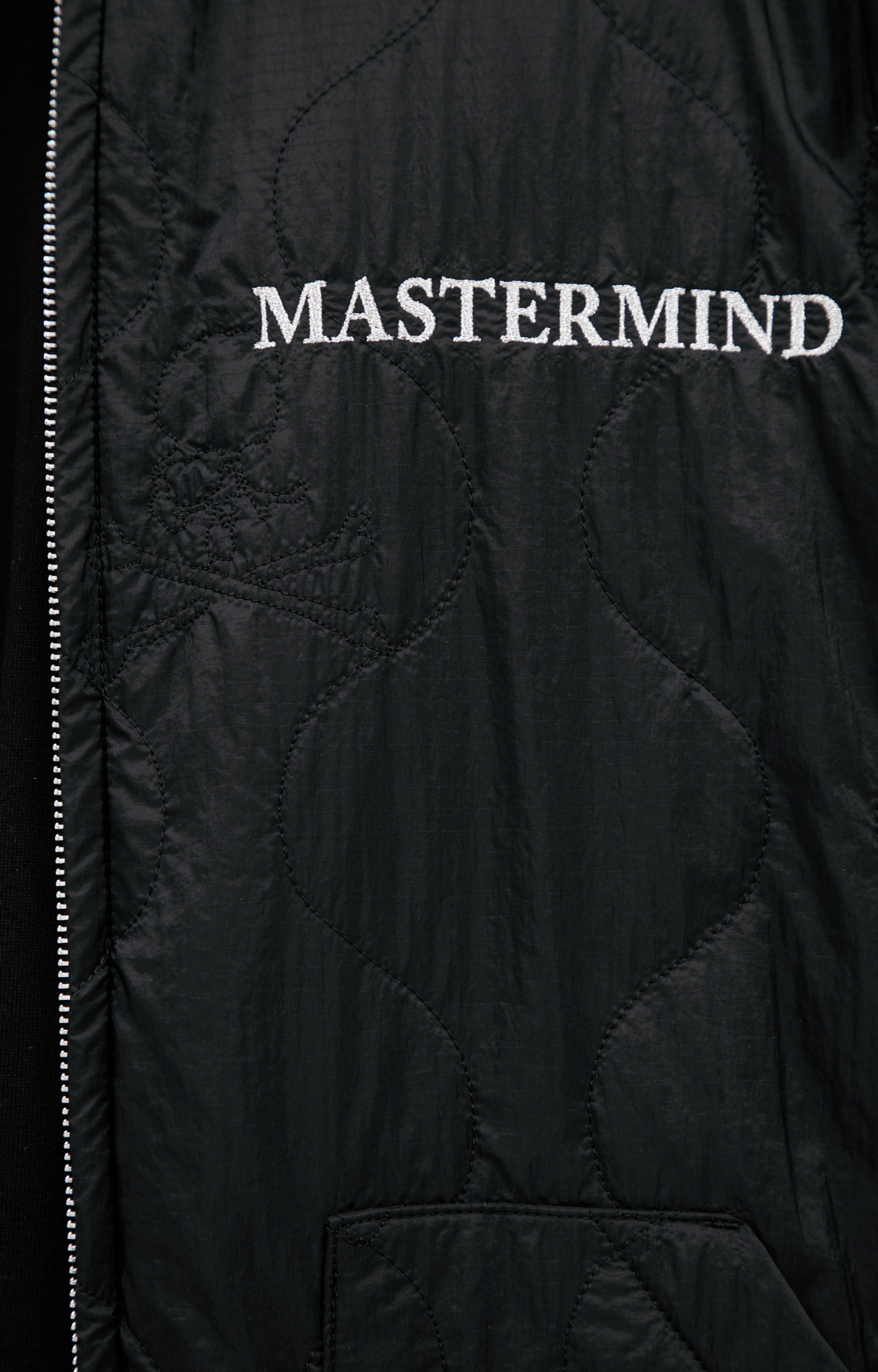 Mastermind WORLD Стеганая куртка с логотипом