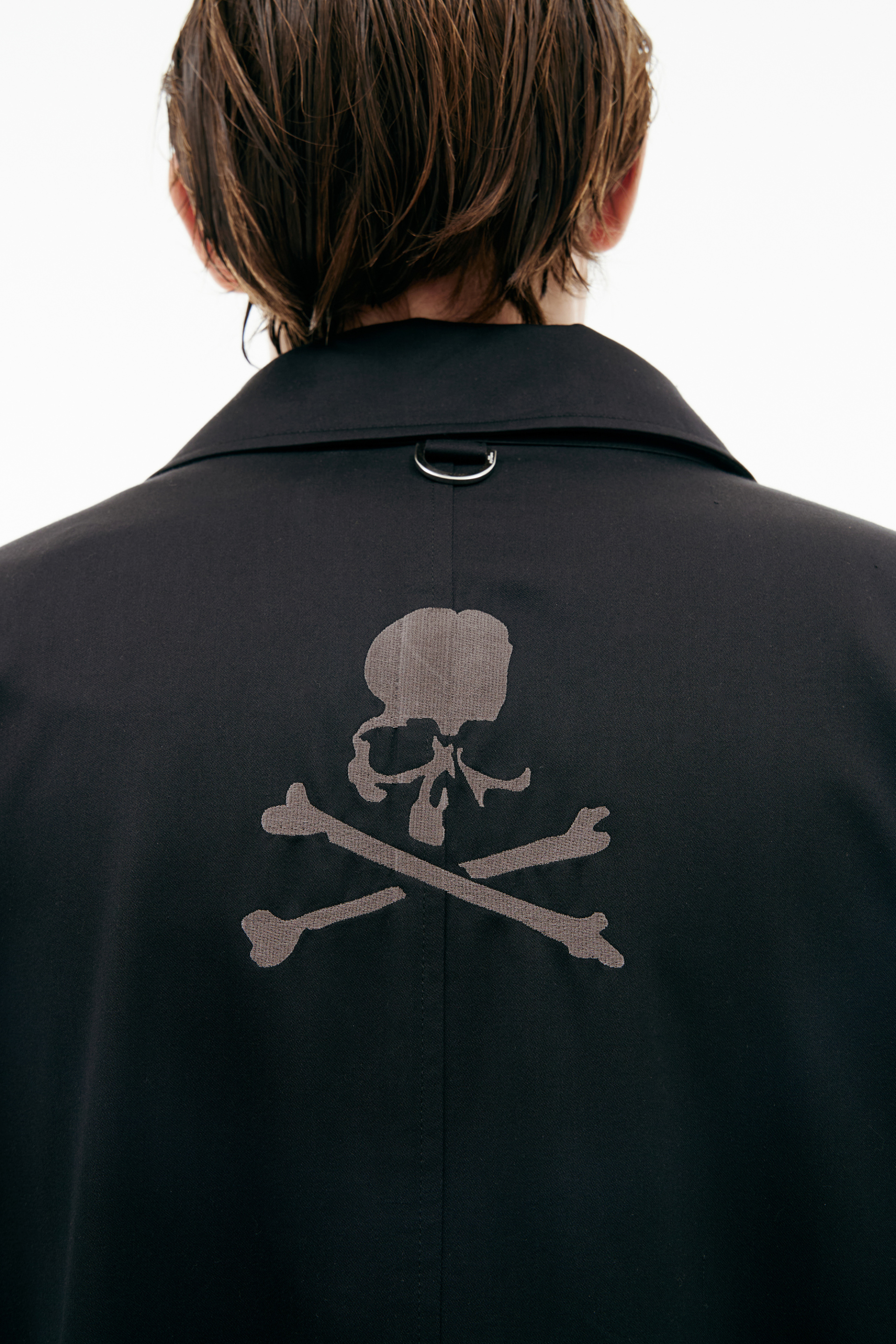 Mastermind WORLD Однобортный тренч с логотипом