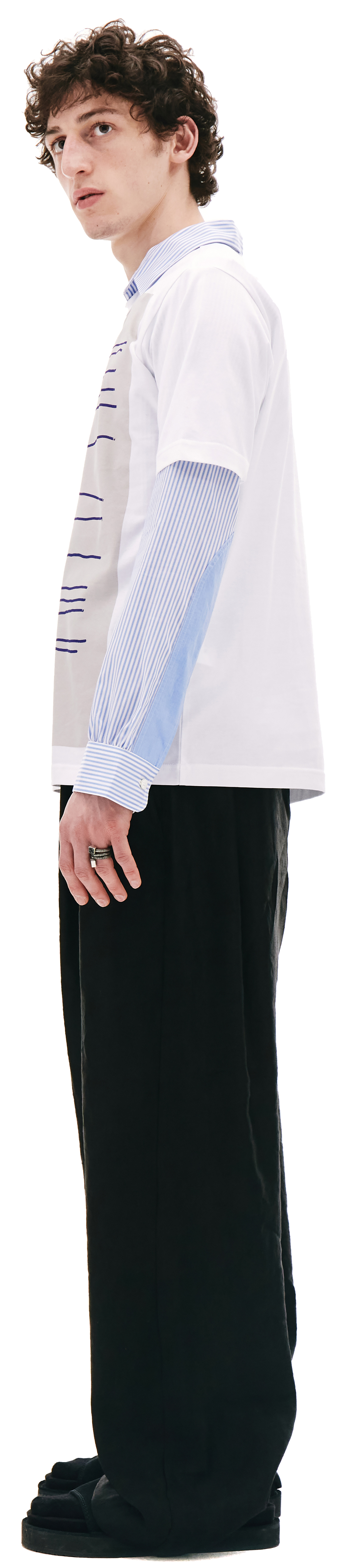 Junya Watanabe Футболка с принтом Irma Blank