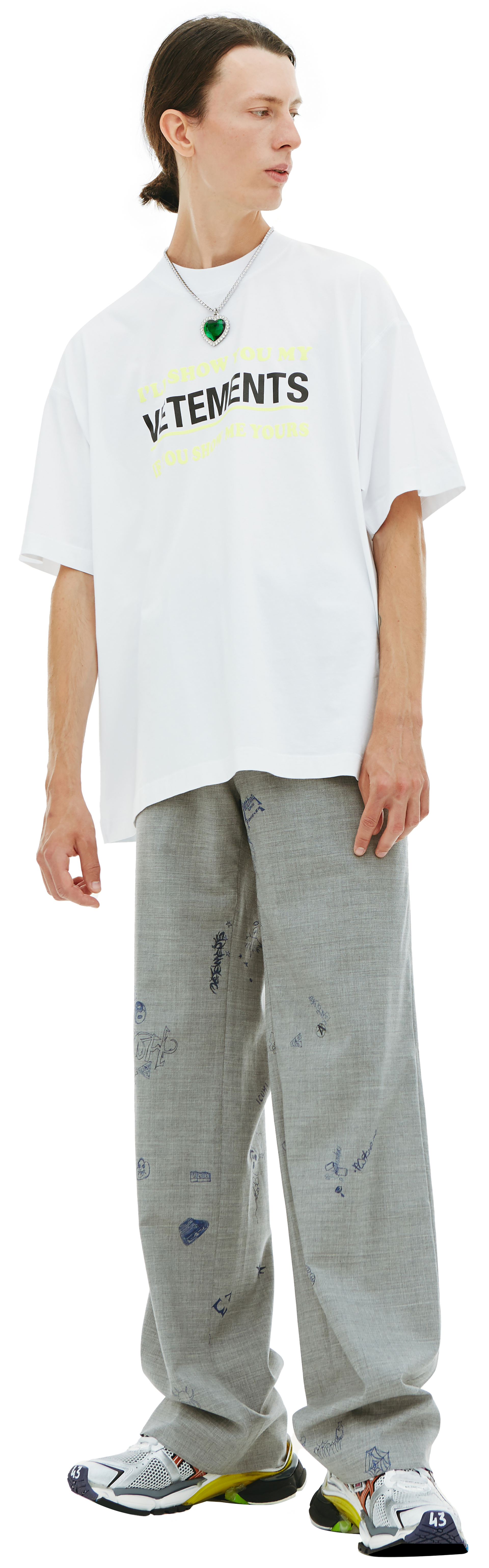 VETEMENTS ФУтболка с принтом I\'ll show you