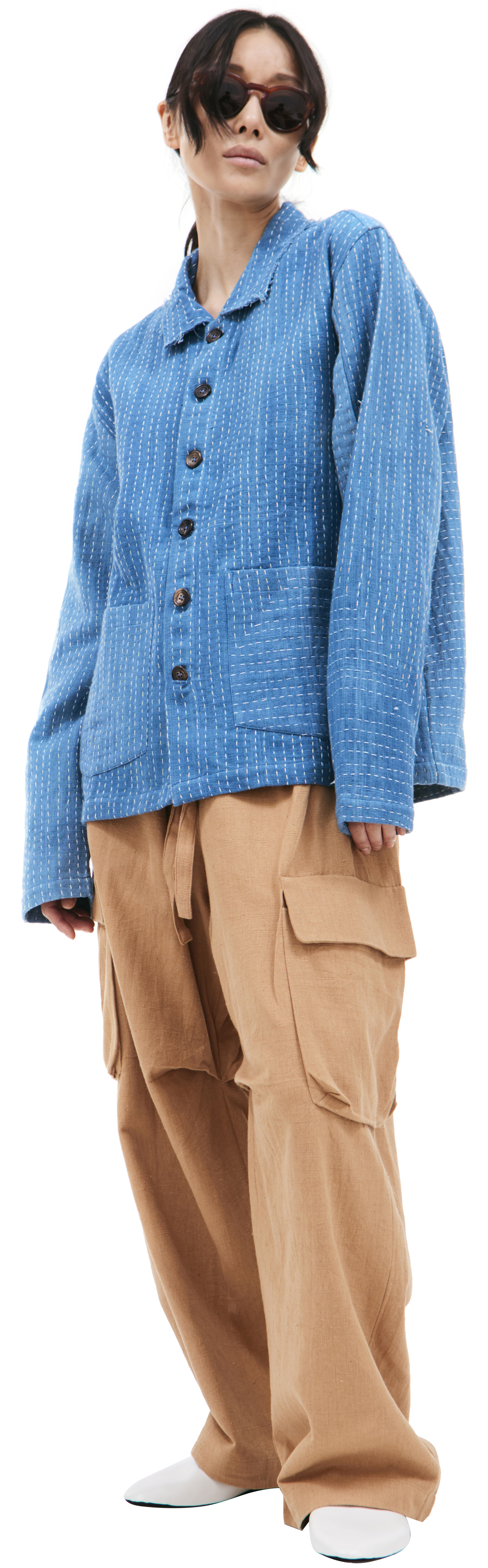 KARTIK Research Куртка в контрастной строчкой