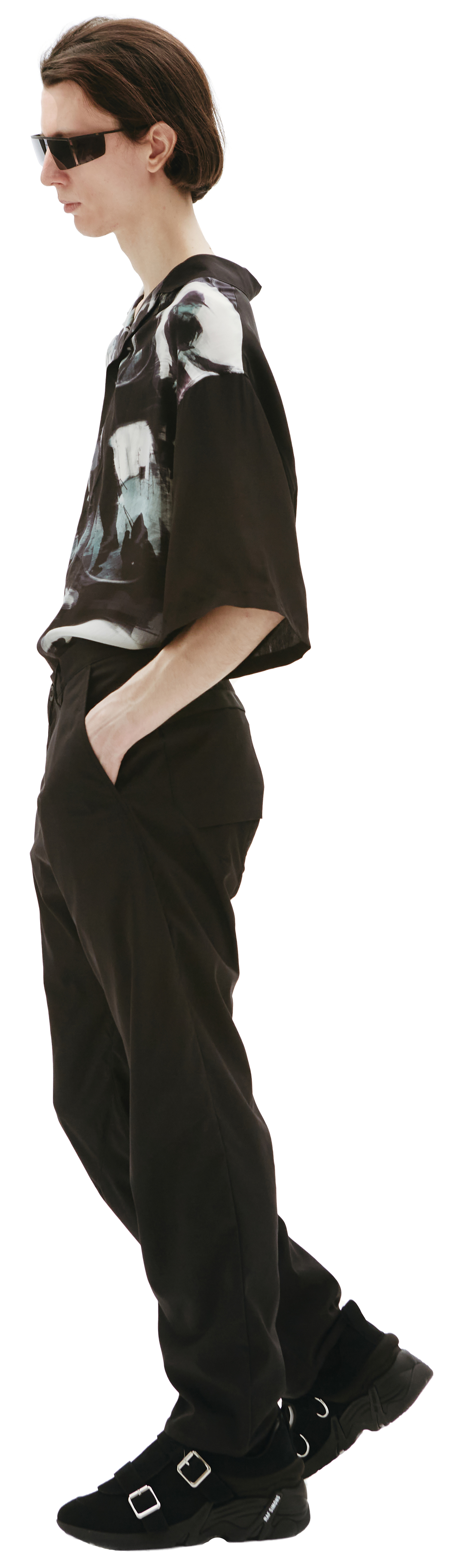 Acronym Прямые брюки с накладными карманами