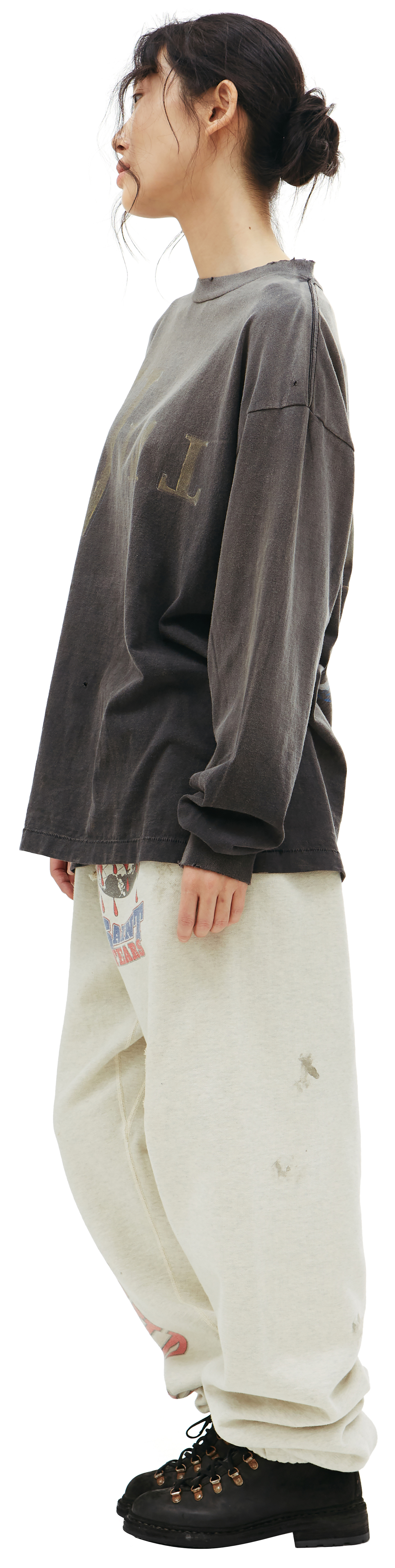 Saint Michael Лонгслив Saint Michael x VLONE с принтом