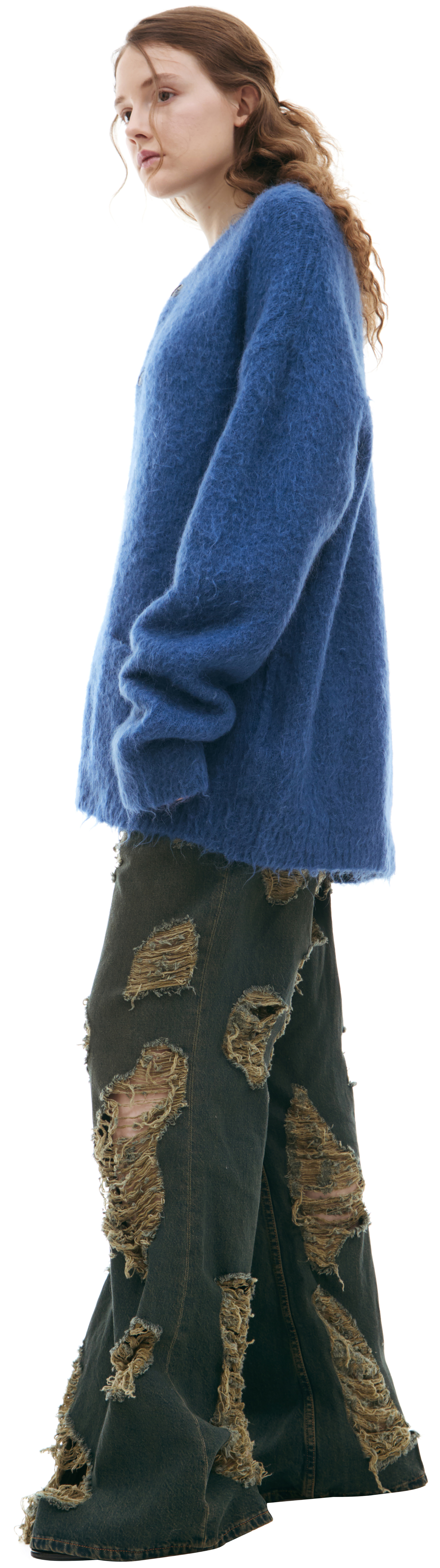 Acne Studios Шерстяной кардиган на пуговицах