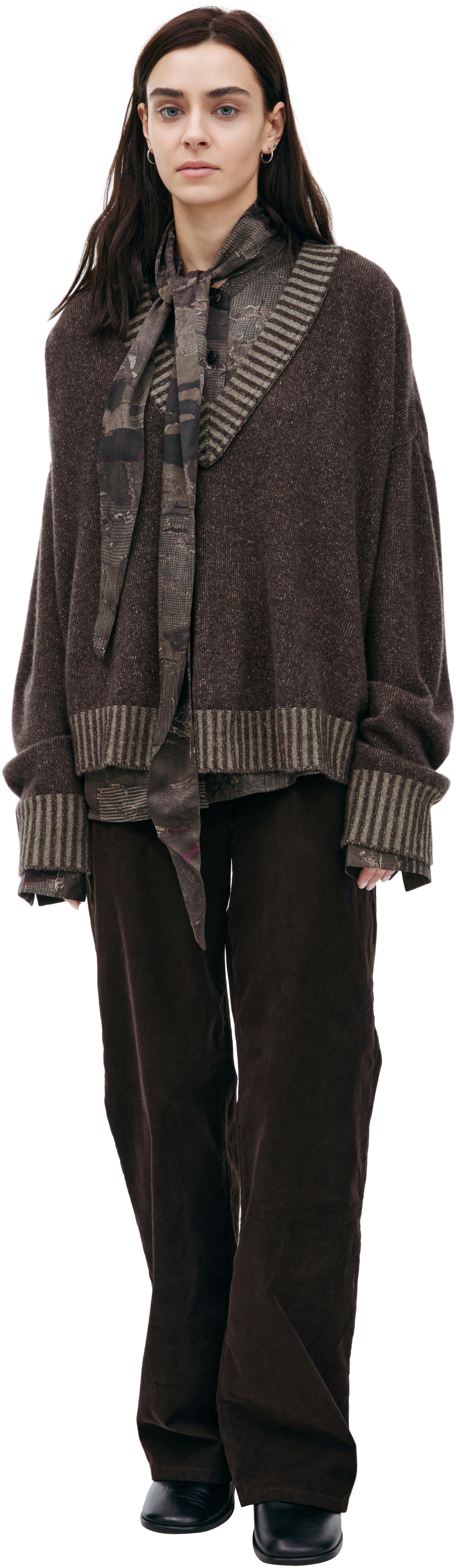 Ziggy Chen Вязаный свитер из кашемира