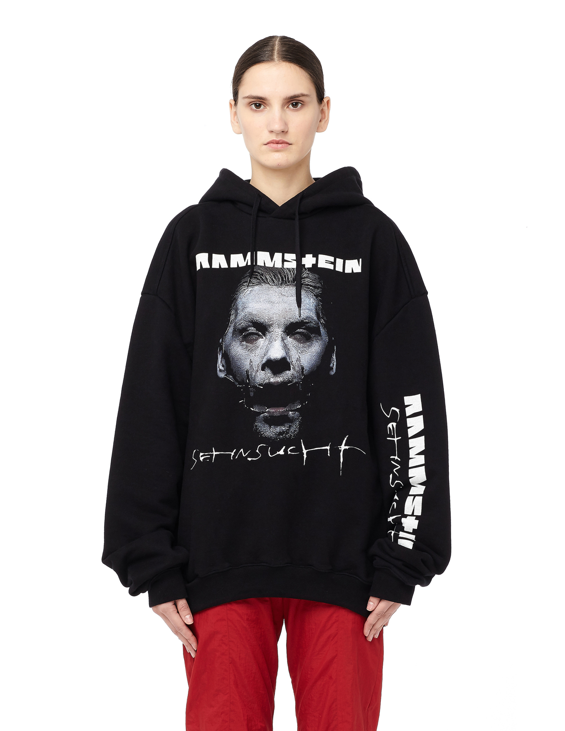 VETEMENTS Худи Trash Metal с принтом Rammstein