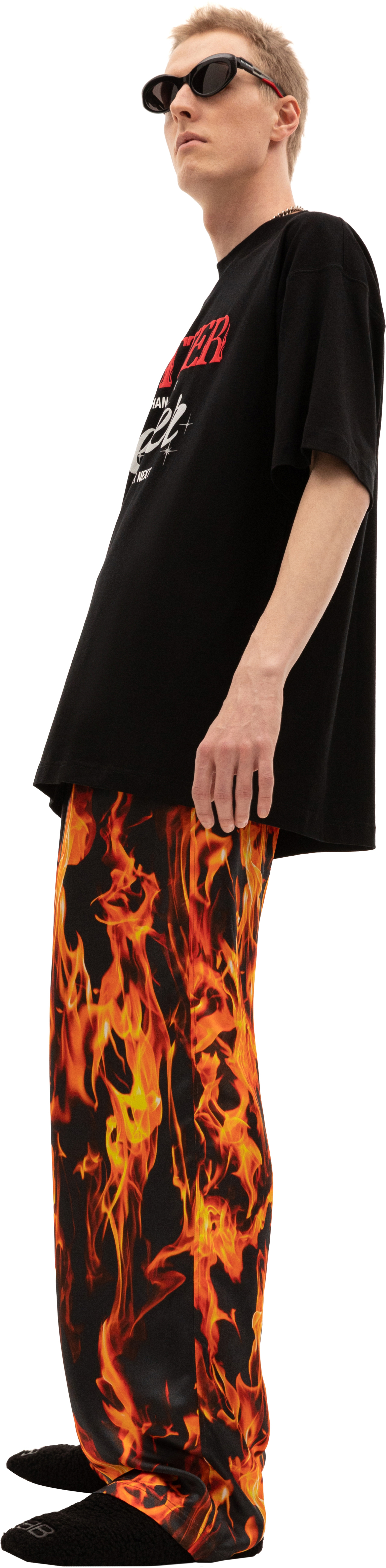 VETEMENTS Оверсайз Футболка С Принтом