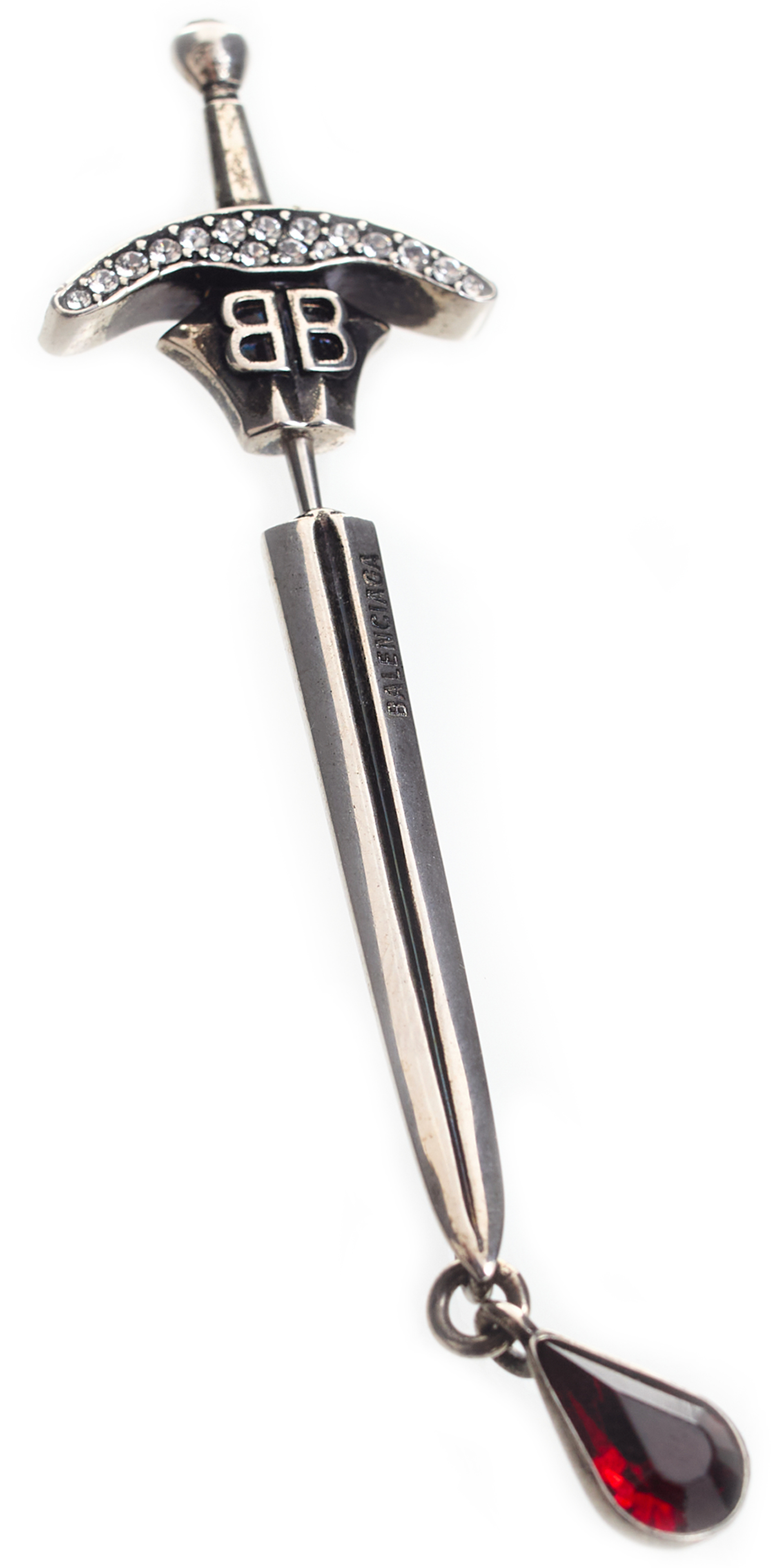 Balenciaga Моносерьга в виде меча