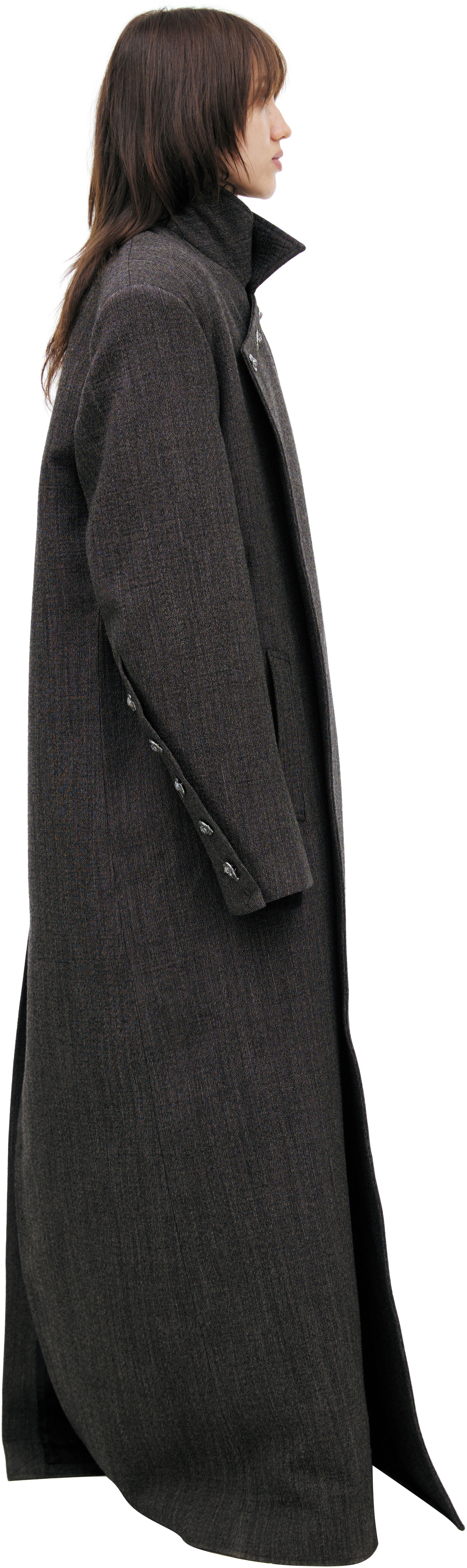 Enfants Riches Déprimés Шерстяное пальто макси