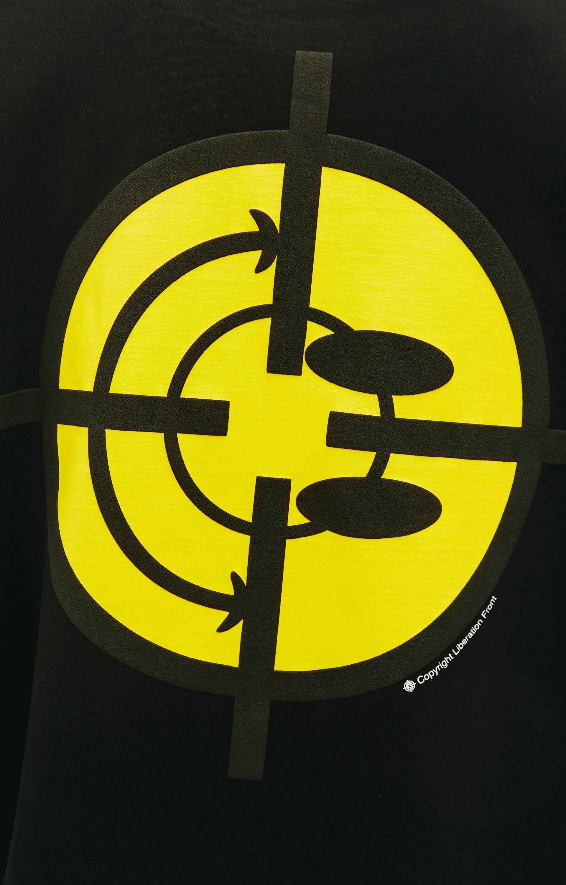 Readymade Черный лонгслив с принтами