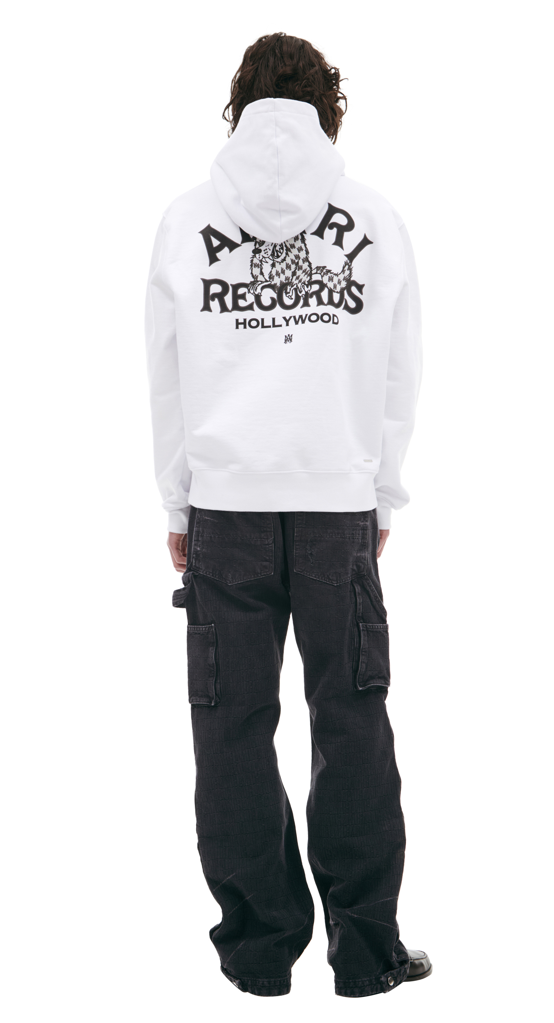 AMIRI Белое худи с логотипом