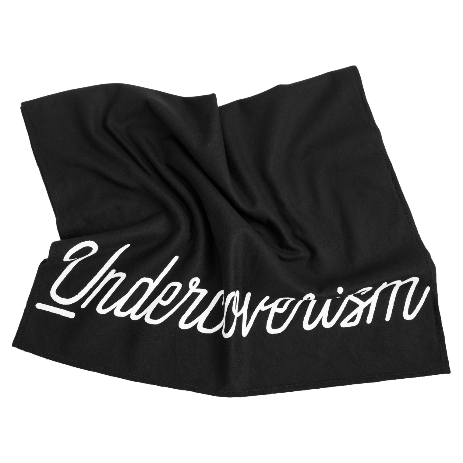Undercover Черный шарф Undercoverism из шерсти
