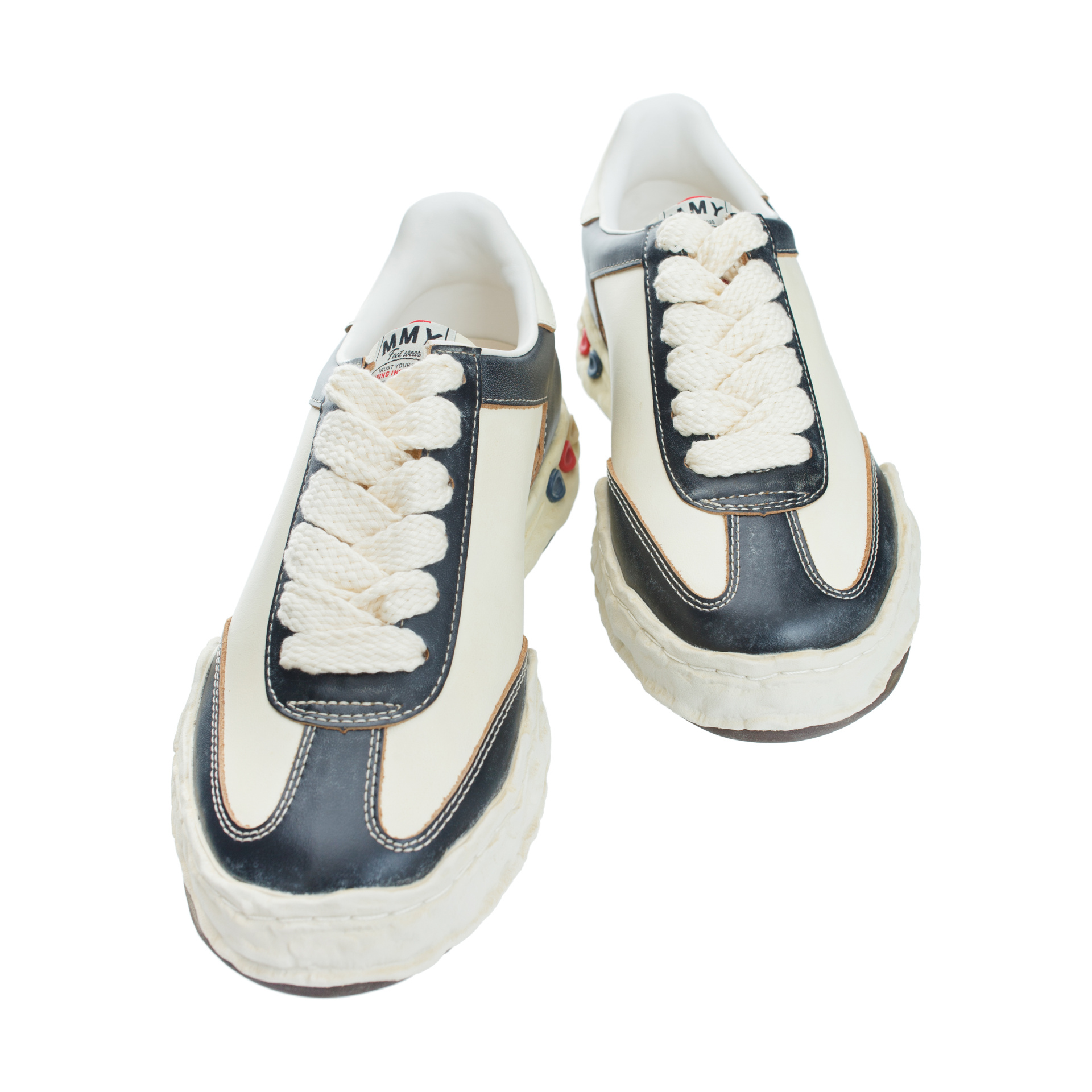 Maison Mihara Yasuhiro Кожаные кеды Herbie