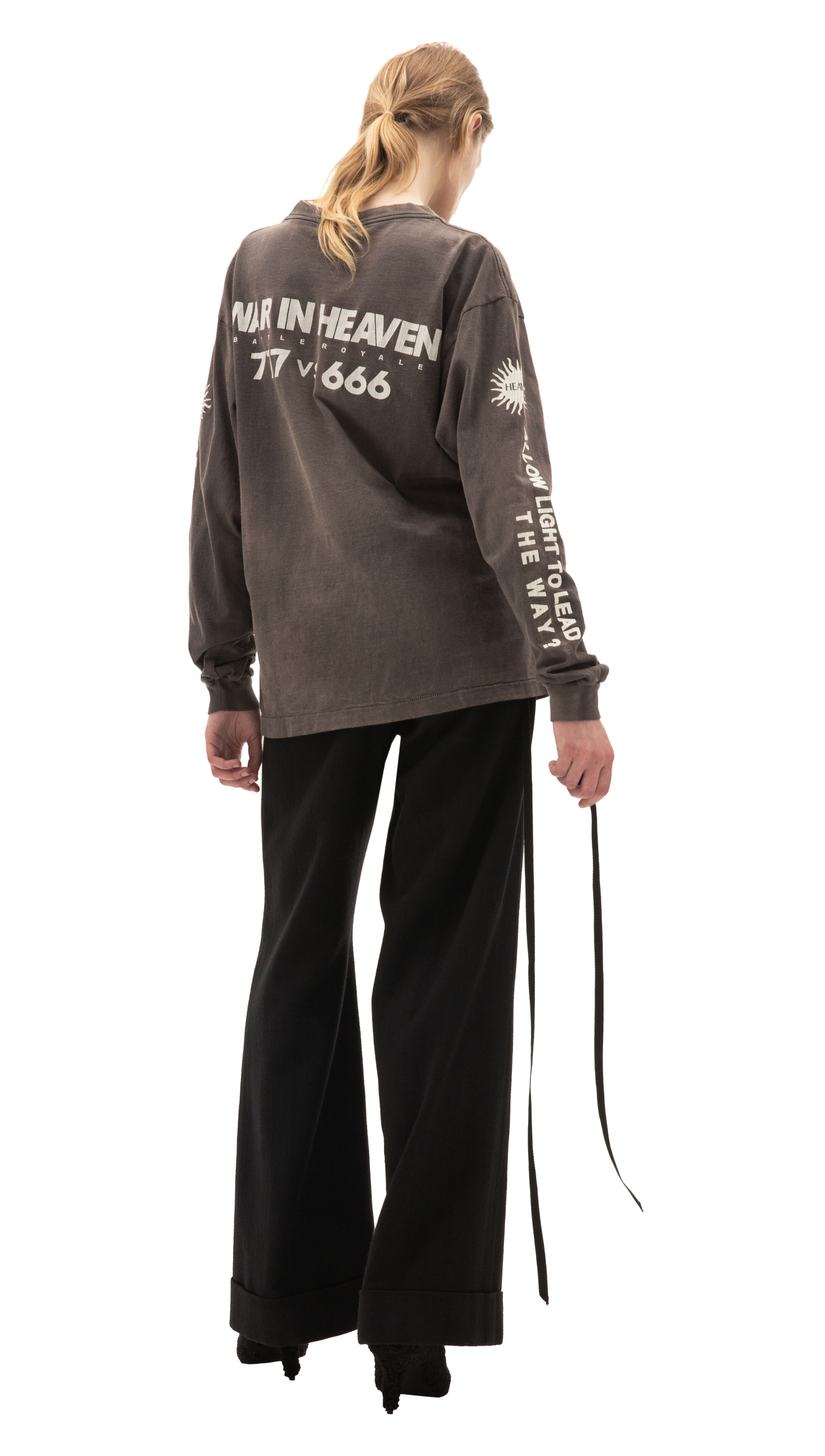 Saint Michael Лонгслив из хлопка с принтом