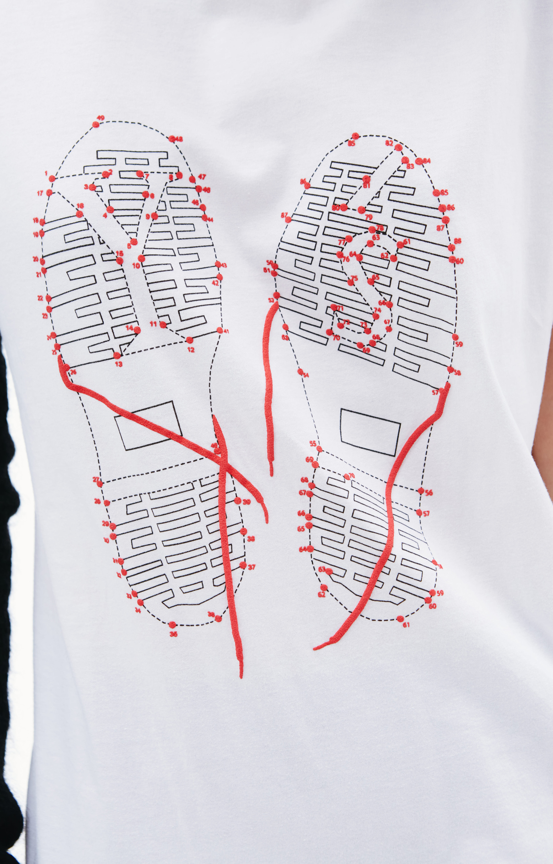 Y\'s Хлопковая футболка с принтом