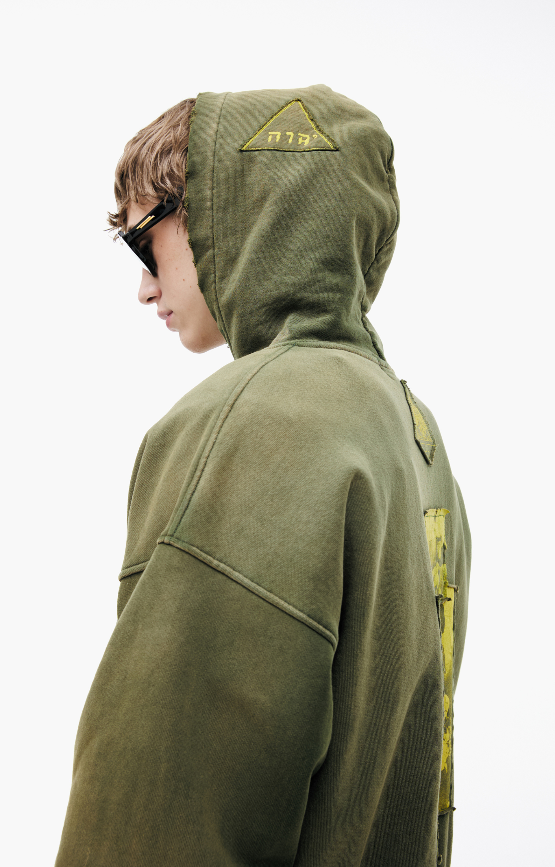 Enfants Riches Déprimés Хаки худи на молнии