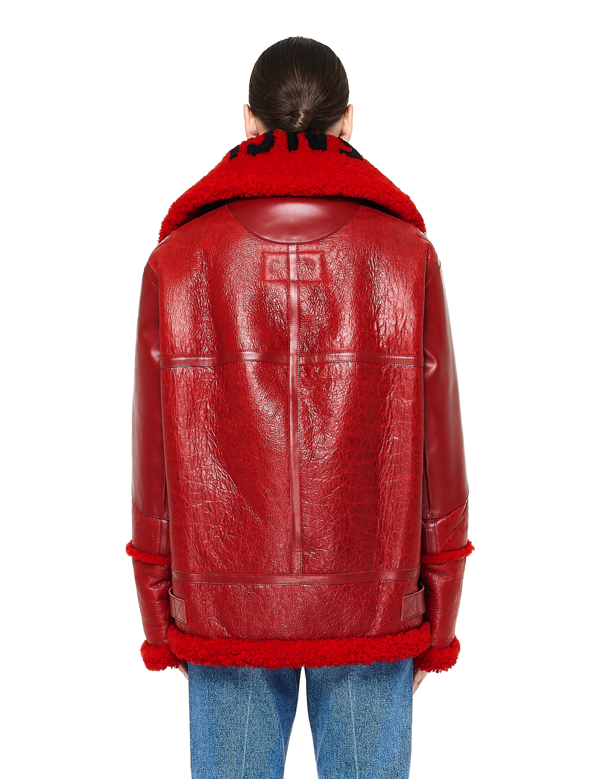 Balenciaga Дубленка The Bombardier из кожи и овчины