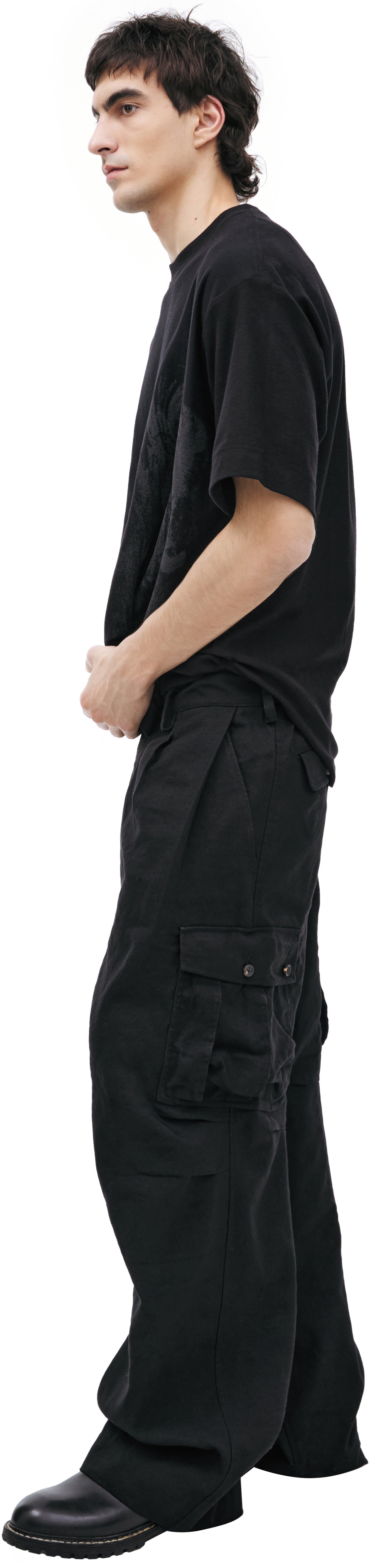 Ziggy Chen Широкие карго брюки