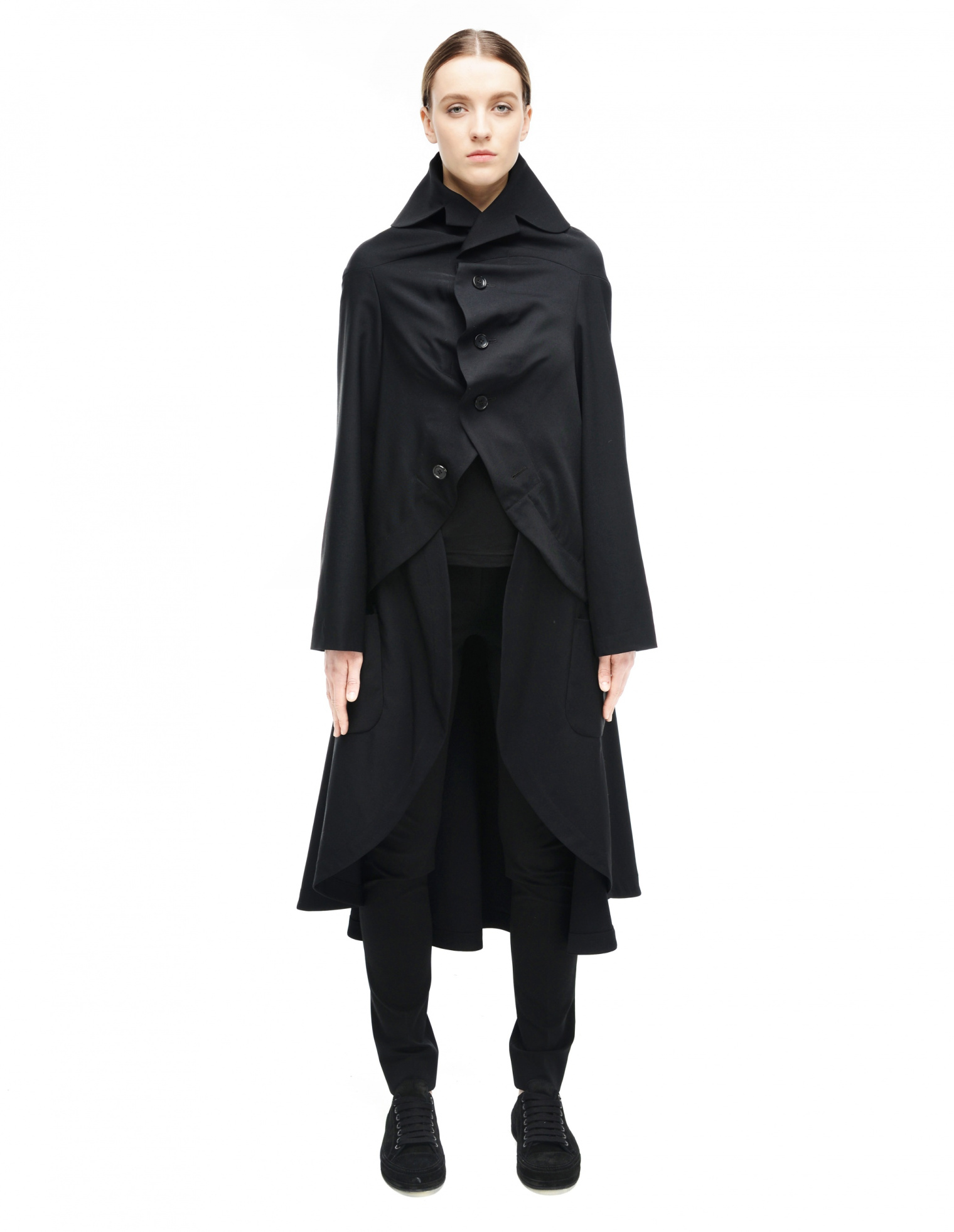 Comme des Garcons Шерстяной плащ