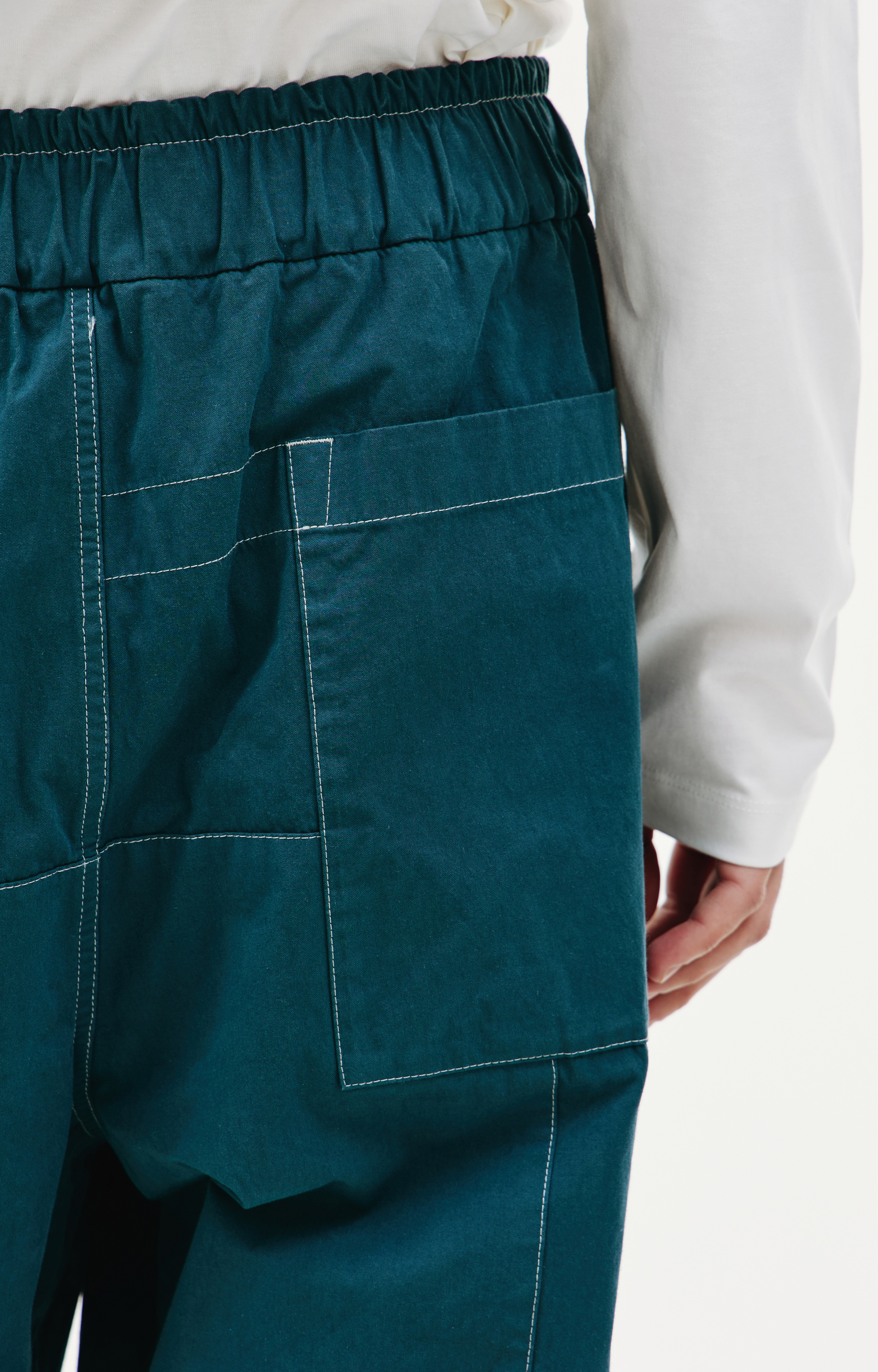 Jil Sander Брюки с контрастными швами