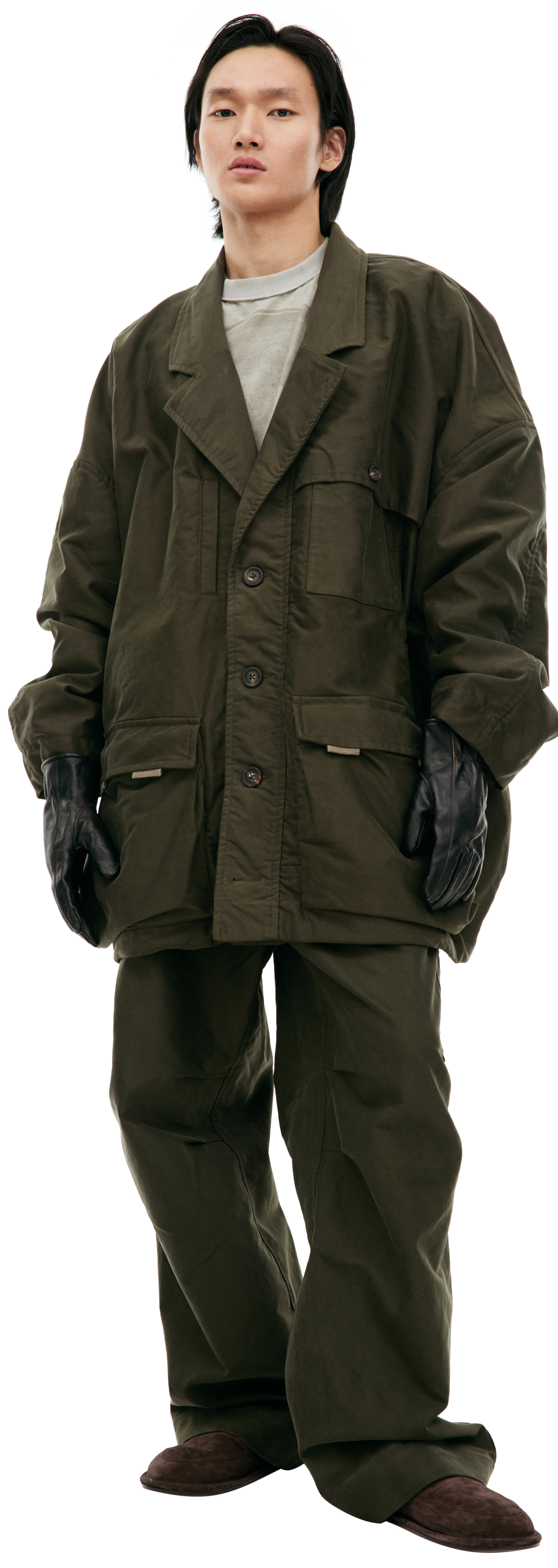 Ziggy Chen Куртка с накладными карманами