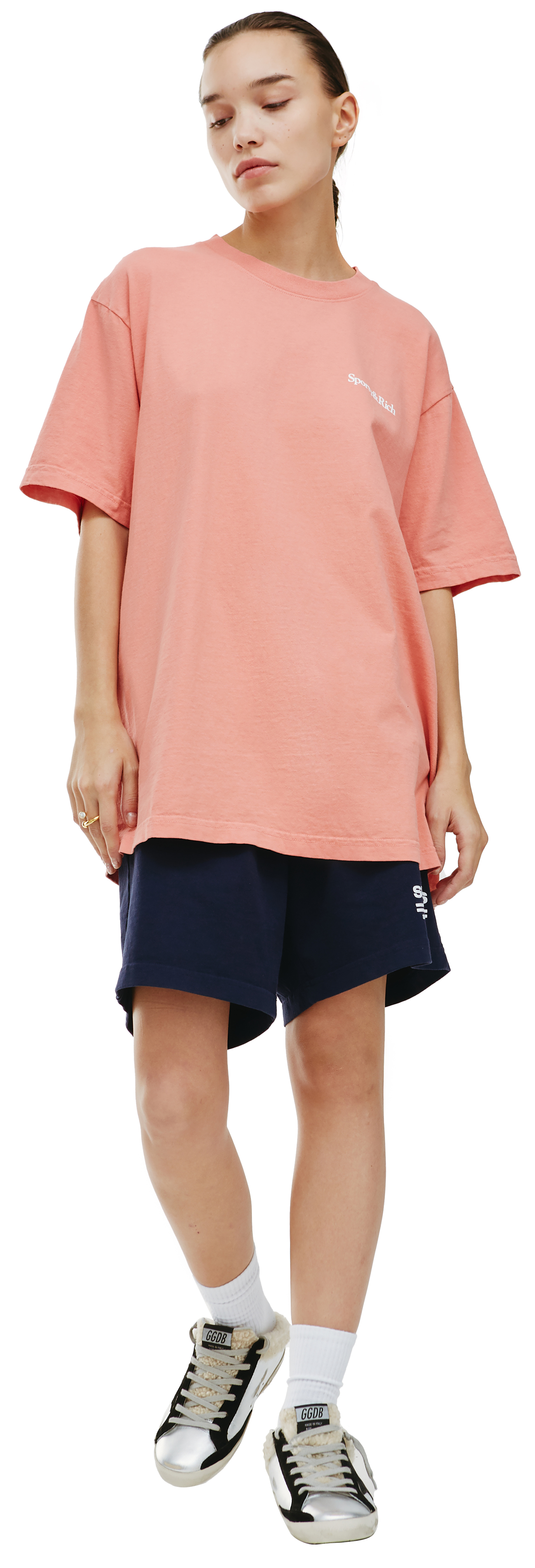 SPORTY & RICH Футболка с принтом Health and Wellness