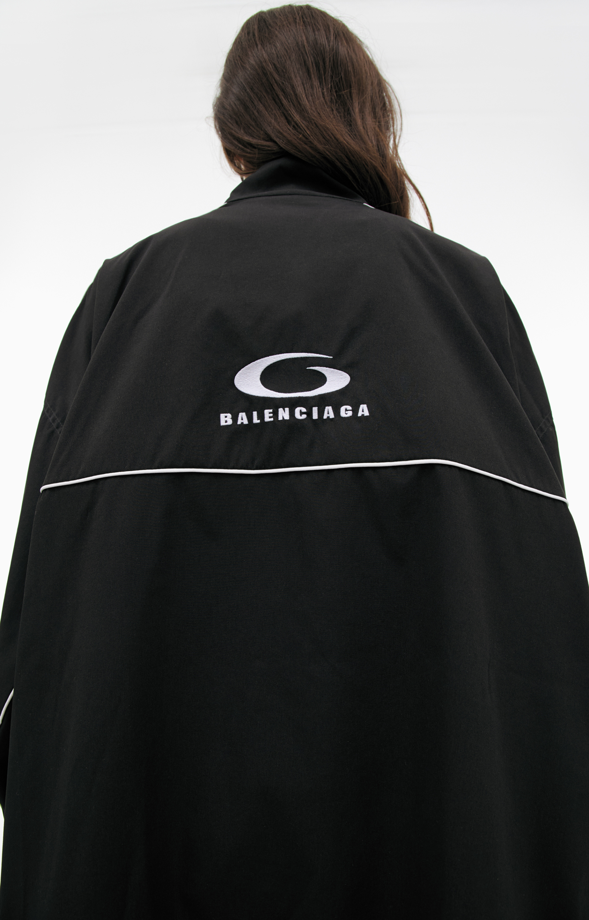 Balenciaga Черная куртка с лампасами