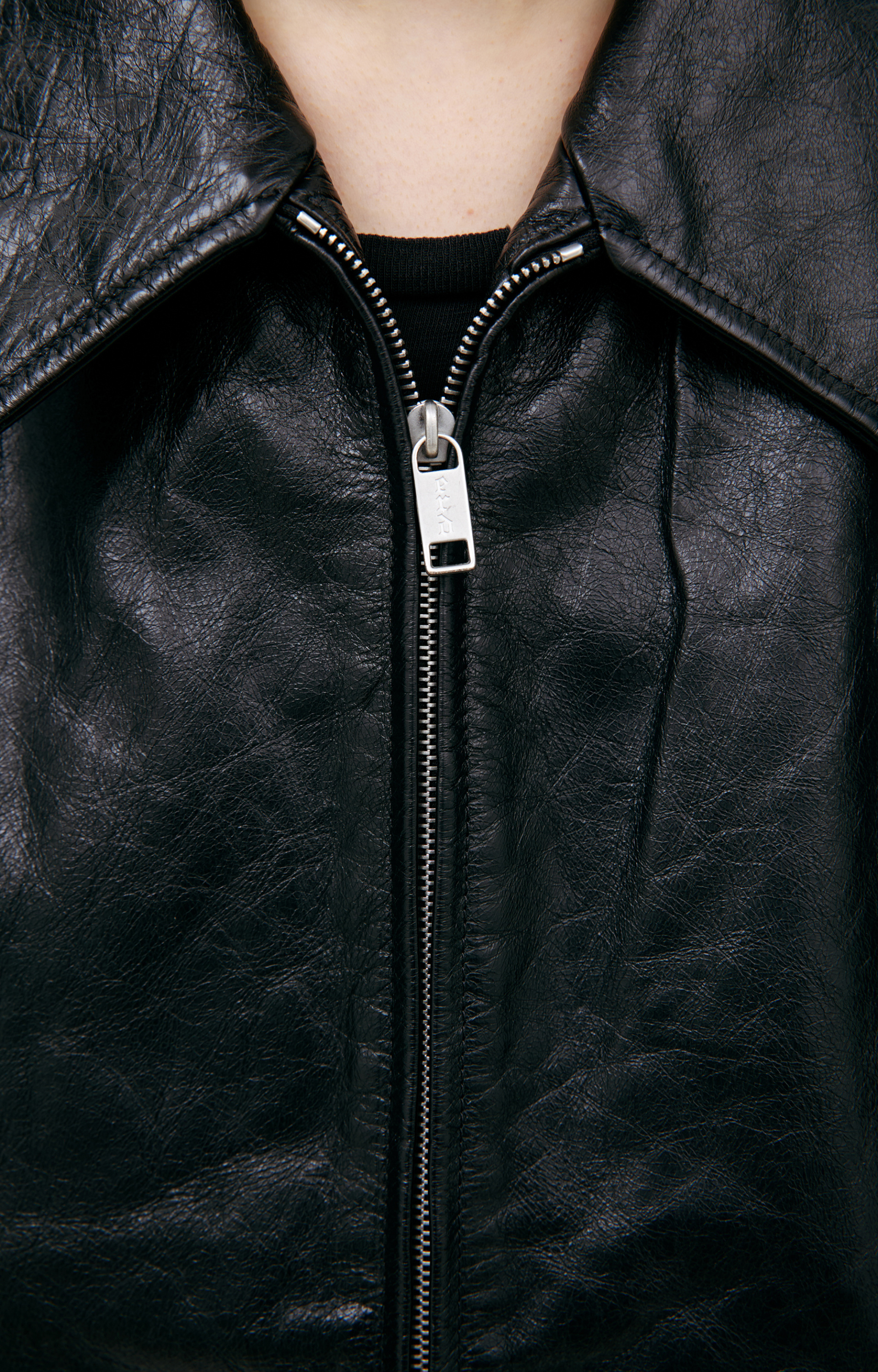 Enfants Riches Déprimés Кожаная куртка с принтом