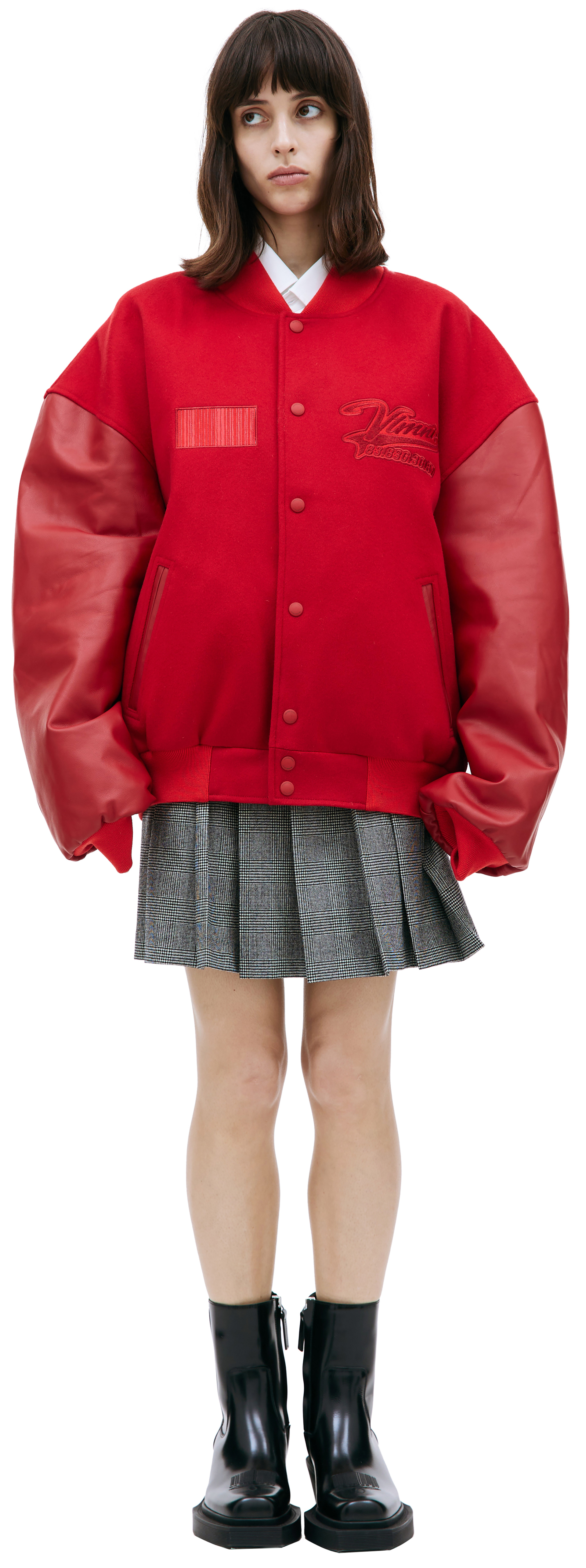 VTMNTS Комбинированный бомбер с нашивкой