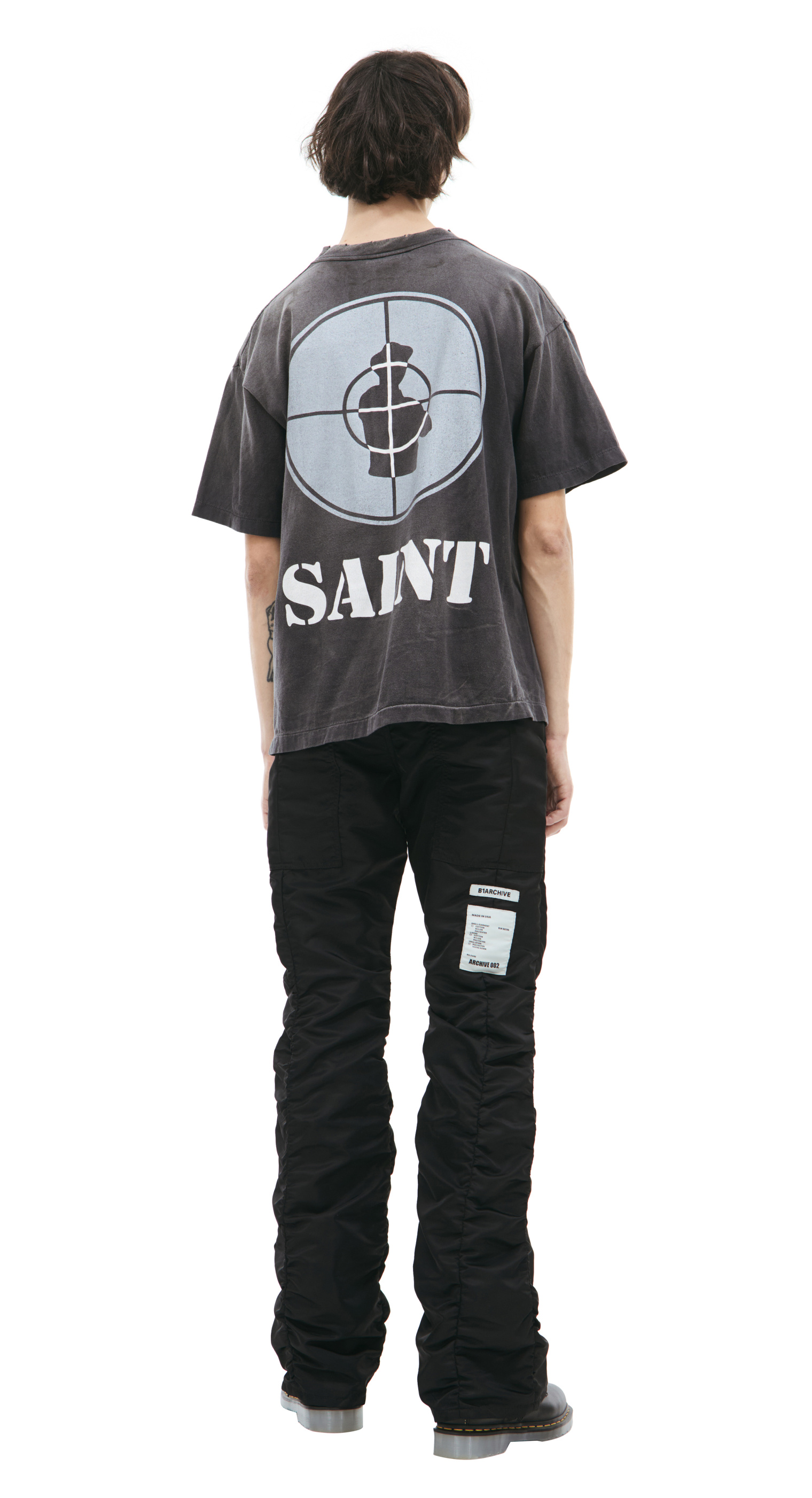 Saint Mxxxxxx Футболка SAINT Mxxxxxx x Public Enemy