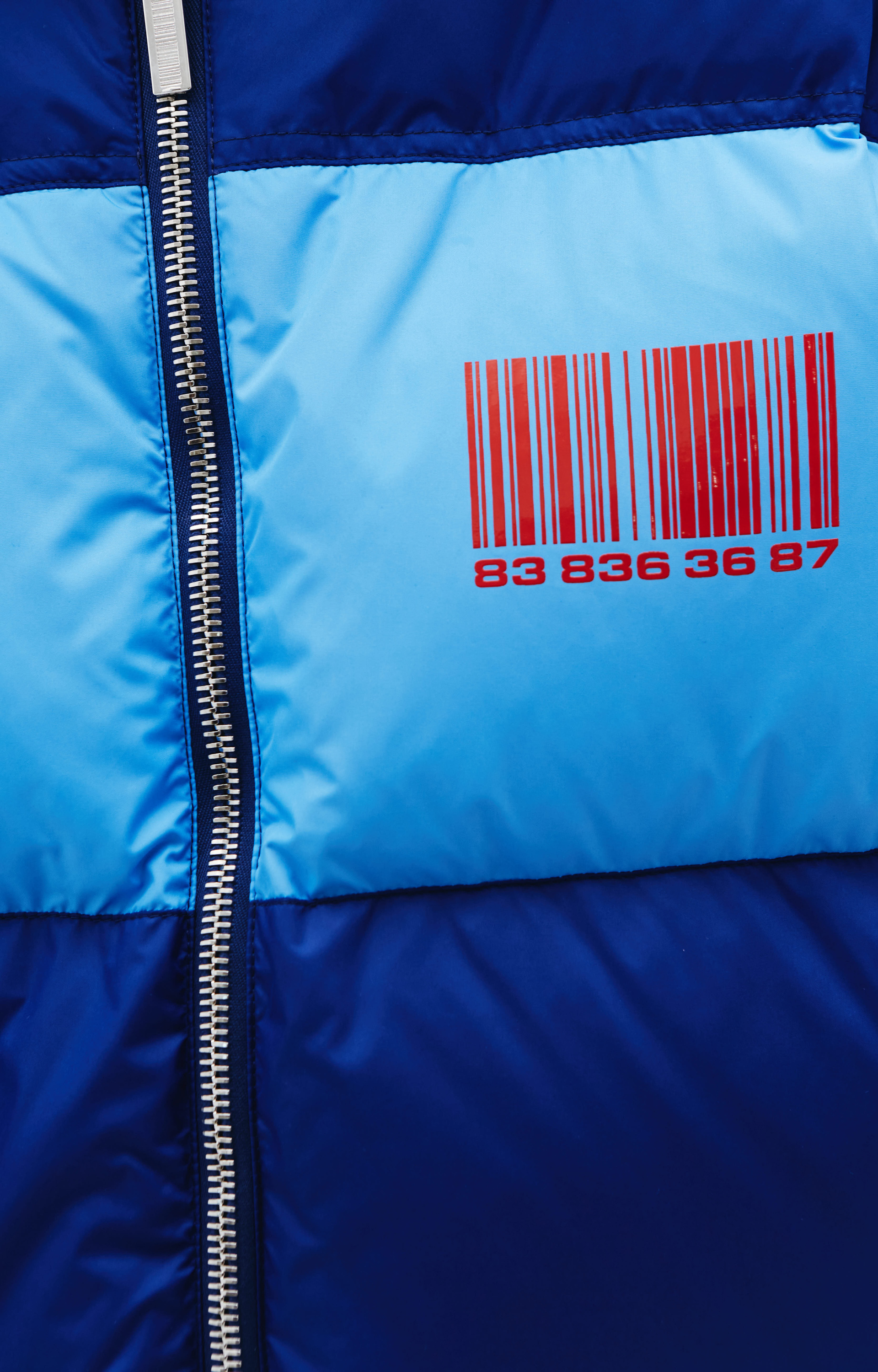 VTMNTS Синий пуховик с логотипом