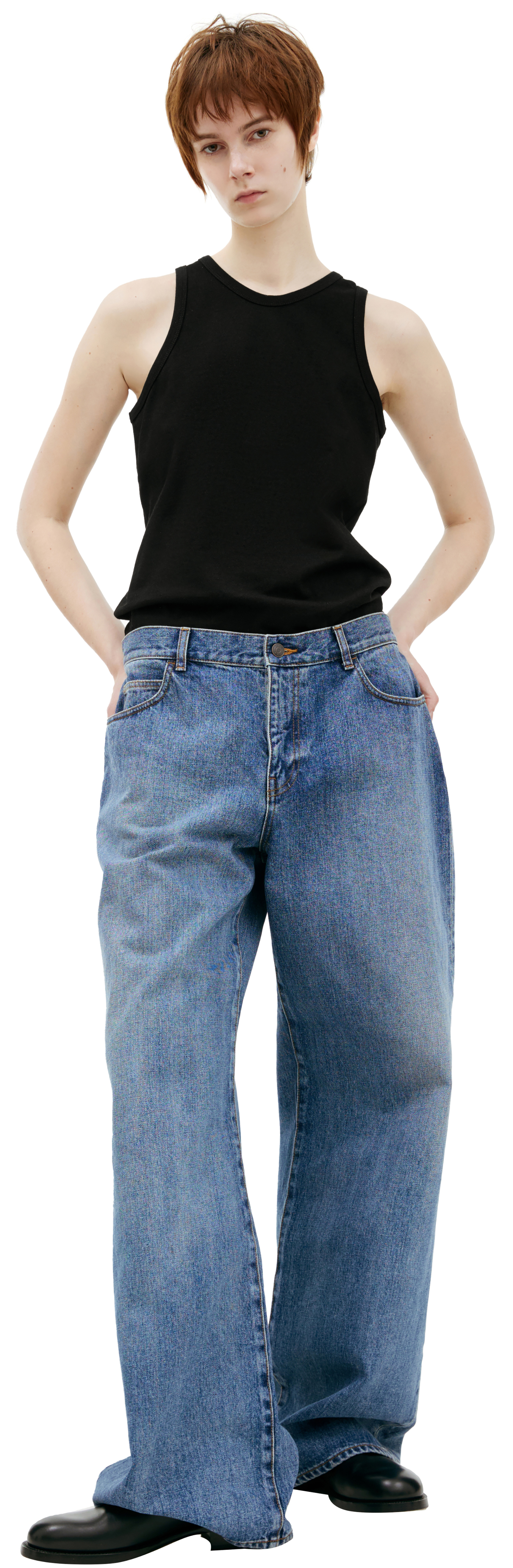 The Row Прямые джинсы из хлопка