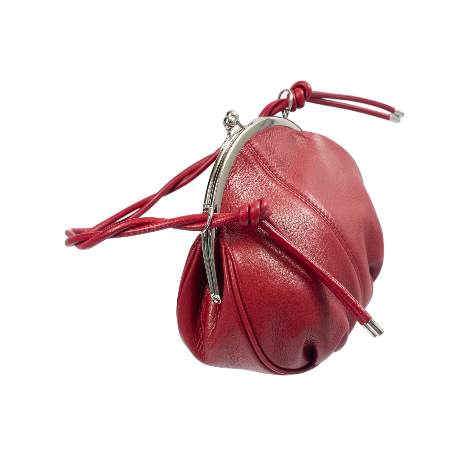 Y\'s Красная кожаная сумка