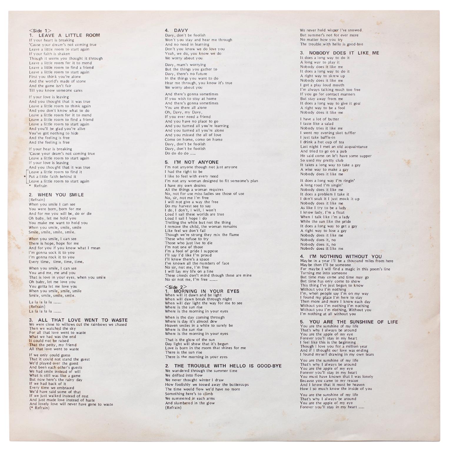  Винил Shirley Bassey - Nobody Does It Like Me