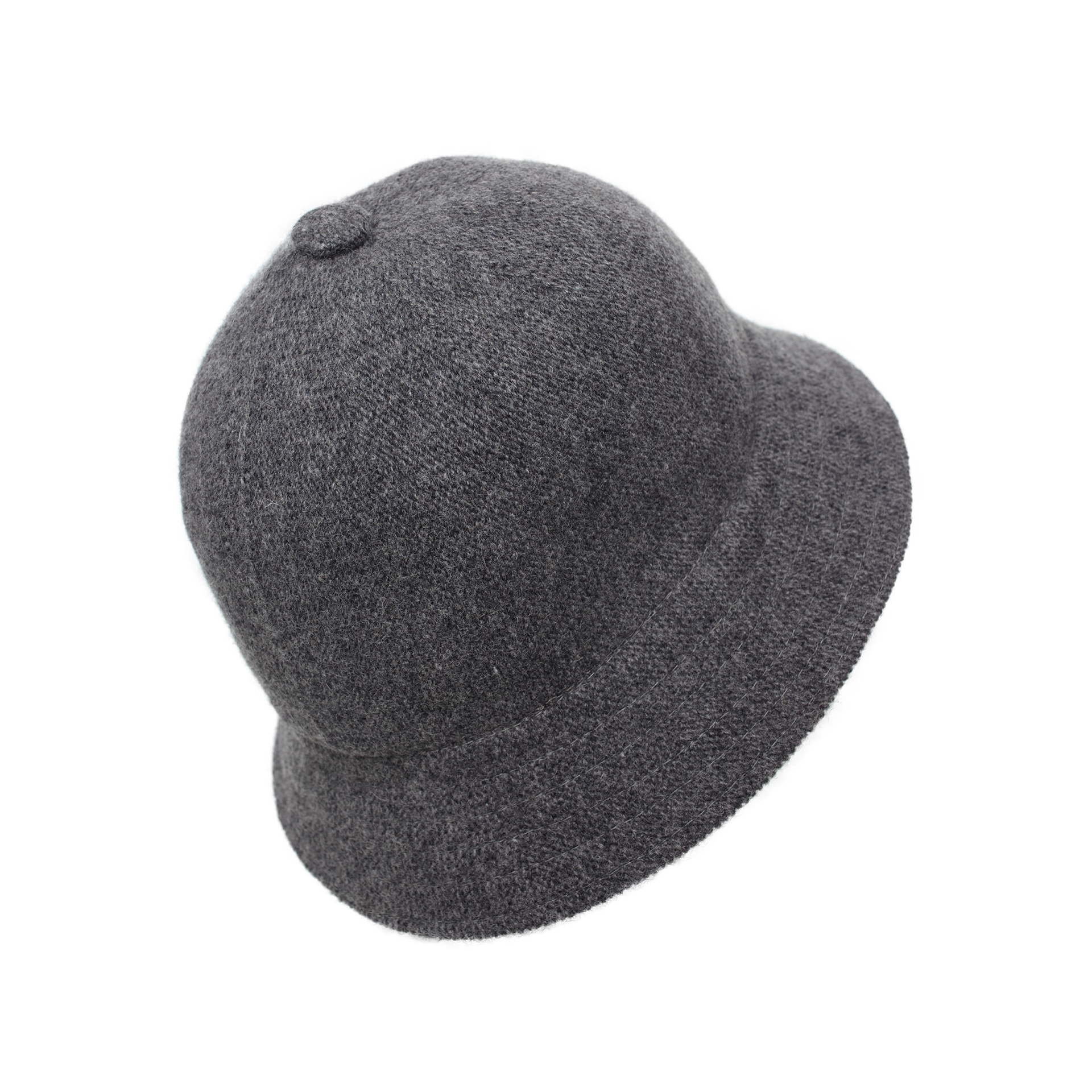 KENZO Серая панама из шерсти