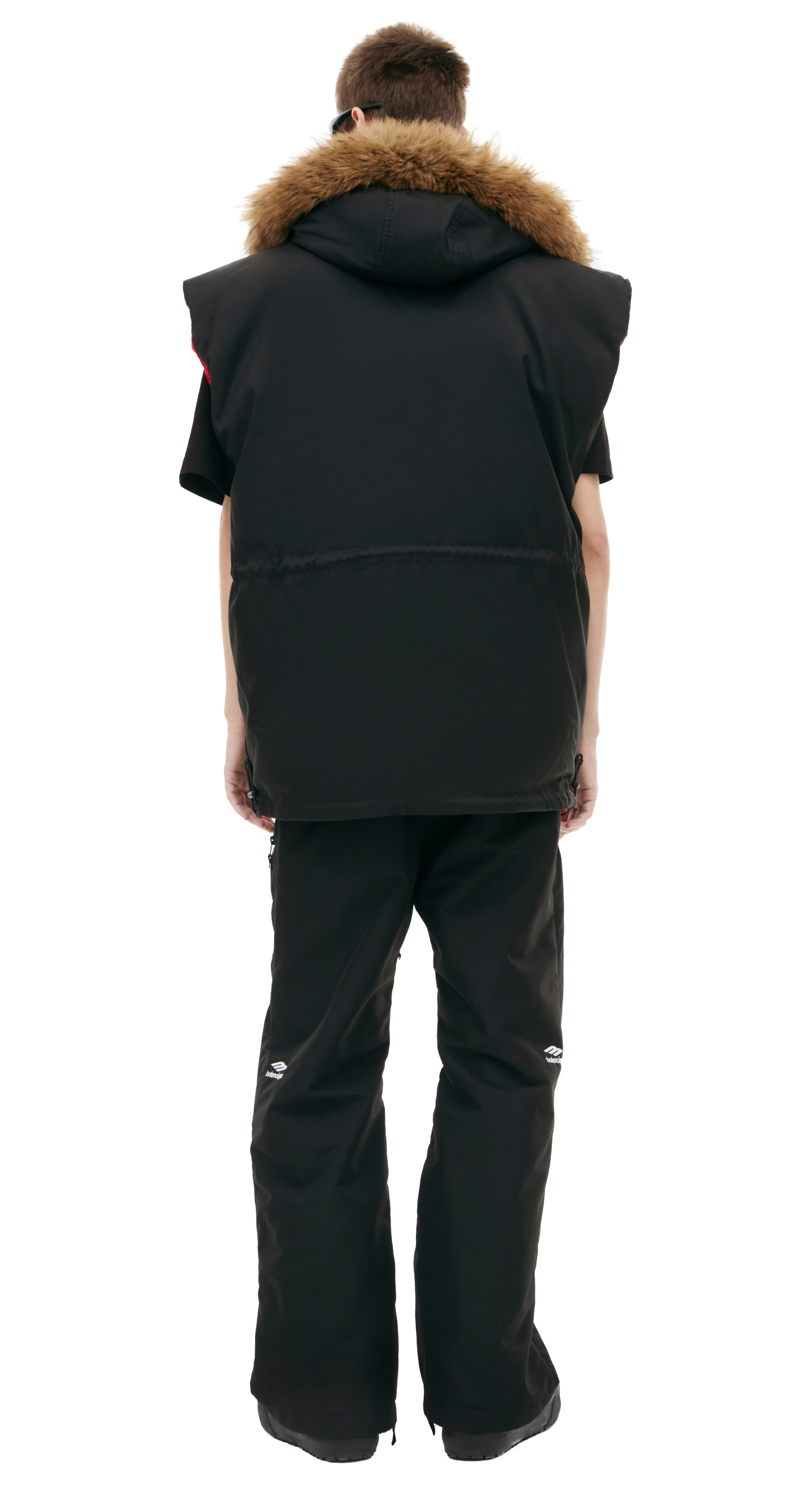 Balenciaga Двусторонний жилет с капюшоном